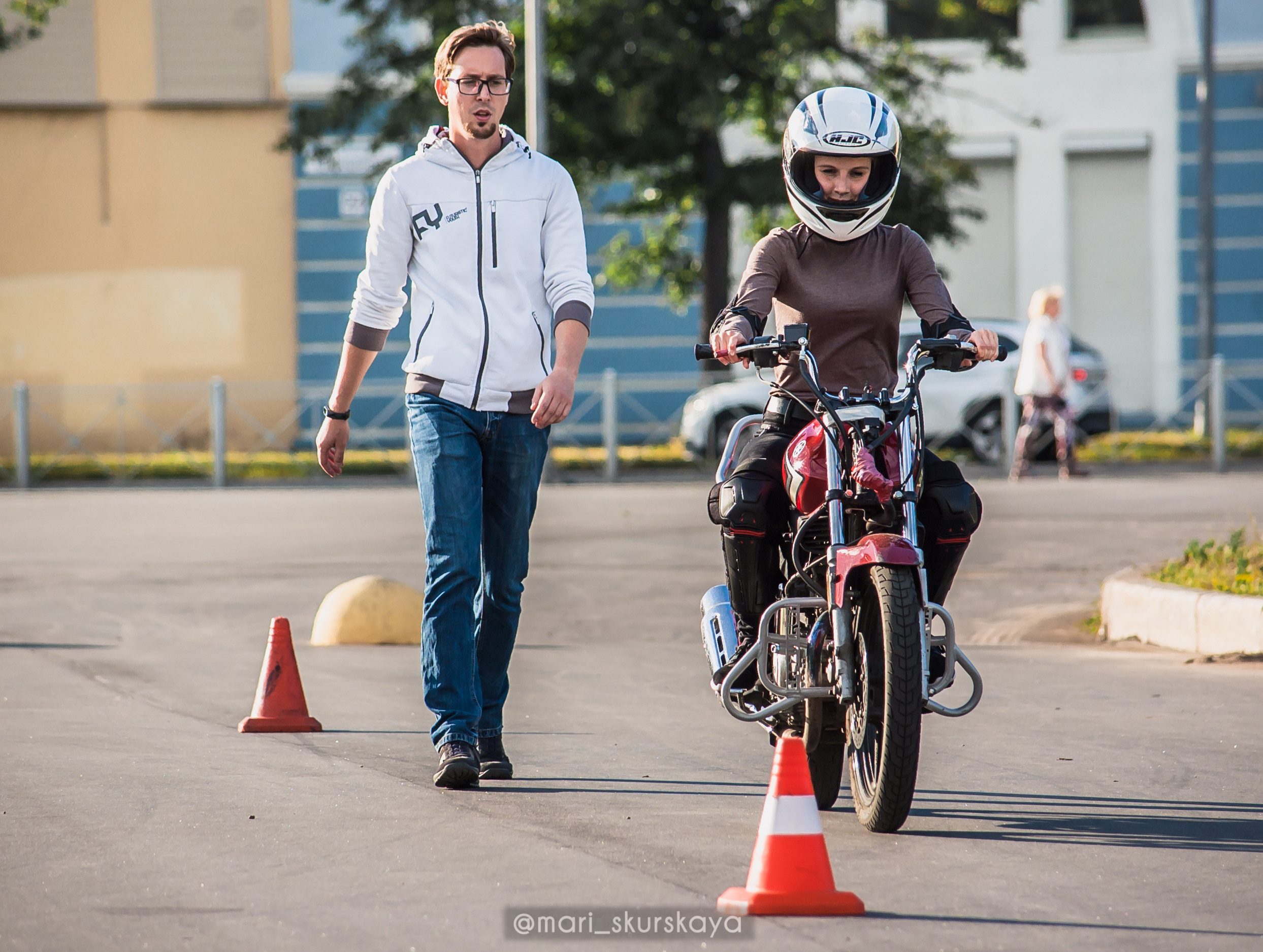 Мотошкола. Мотофотограф в Санкт-Петербурге Мария Скурская