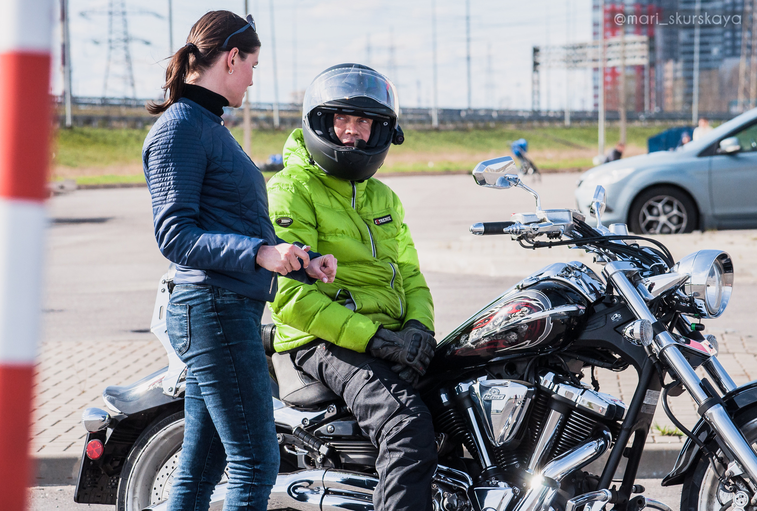Мотошкола. Мотофотограф в Санкт-Петербурге Мария Скурская