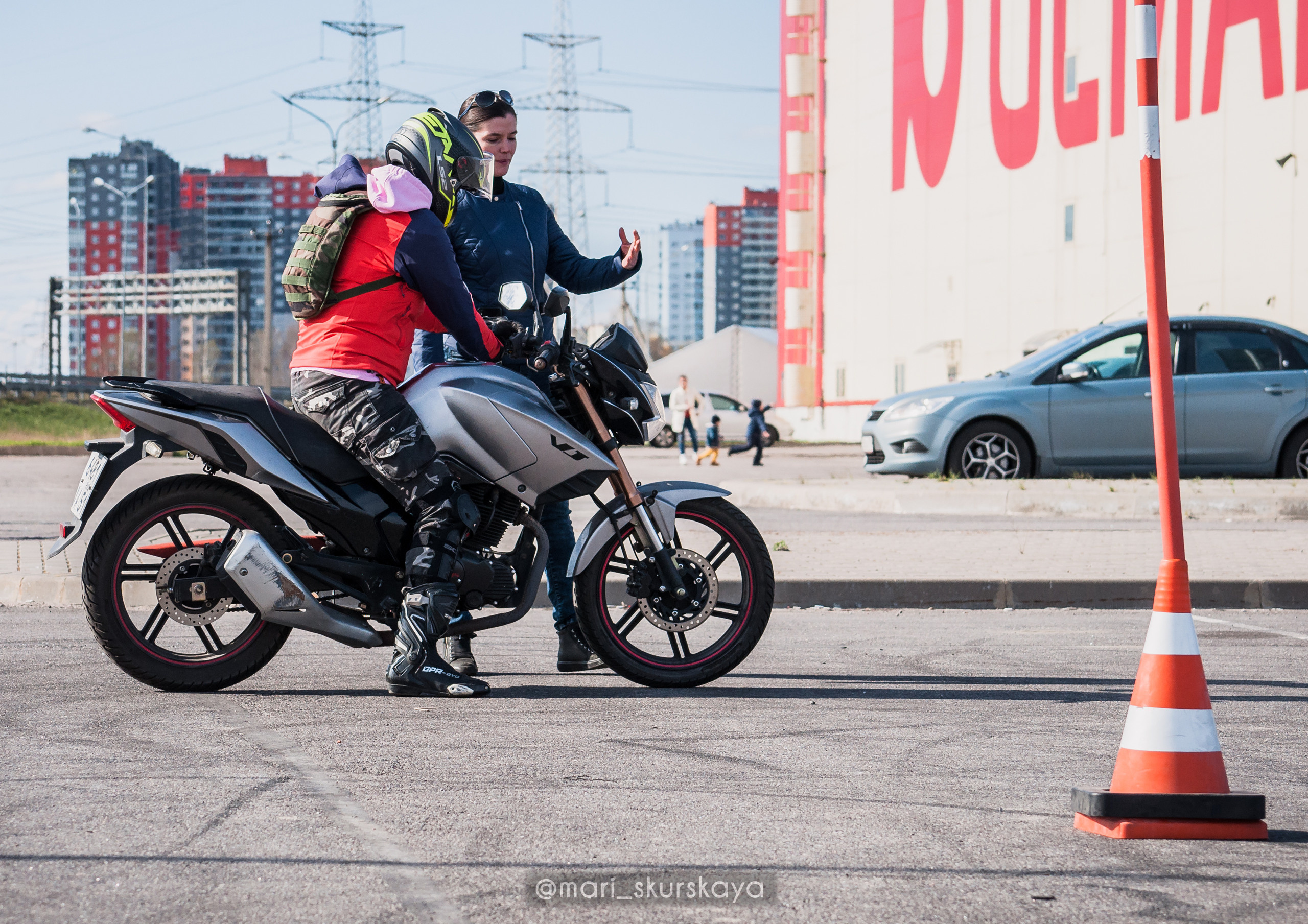 Мотошкола. Мотофотограф в Санкт-Петербурге Мария Скурская