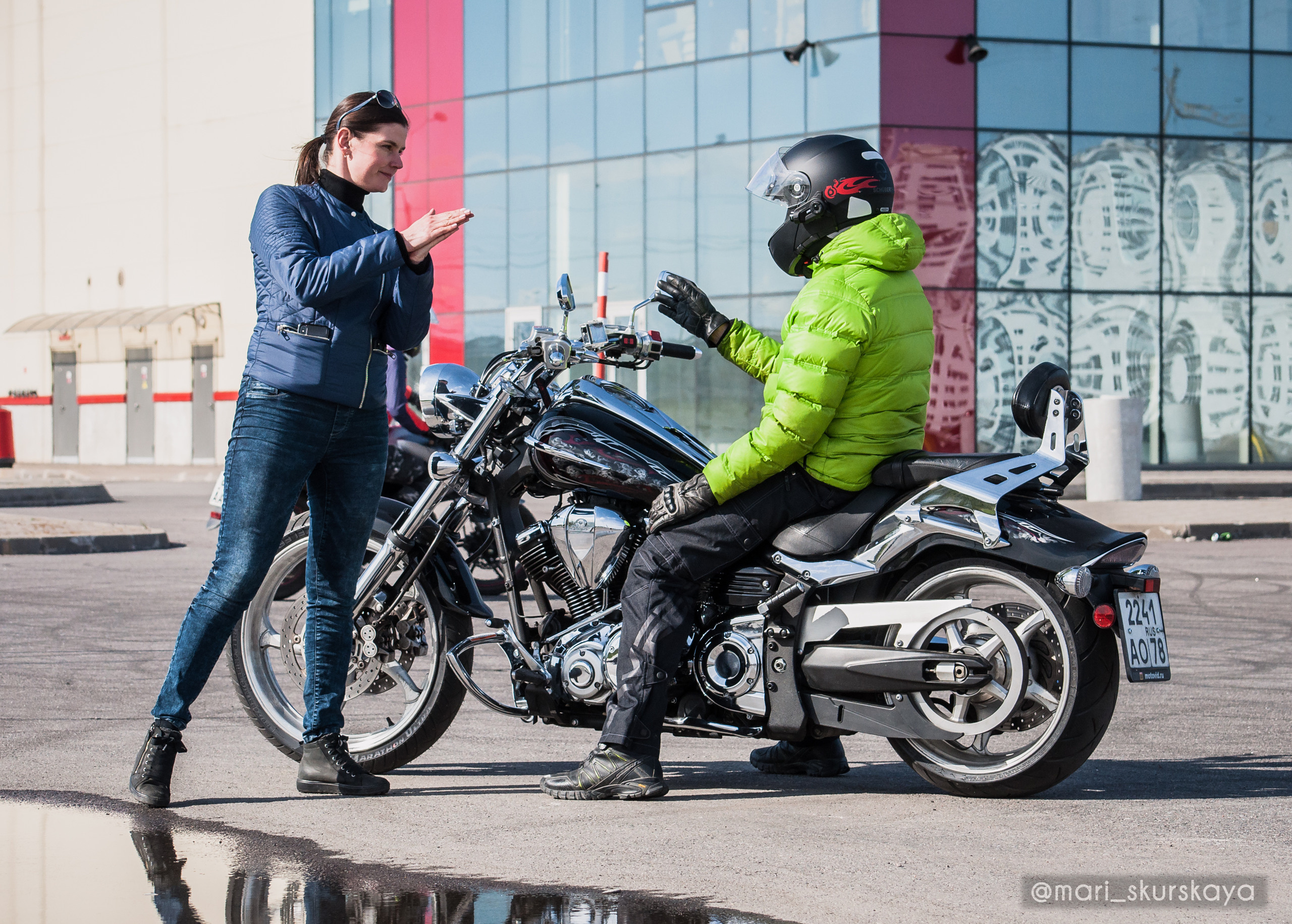 Мотошкола. Мотофотограф в Санкт-Петербурге Мария Скурская