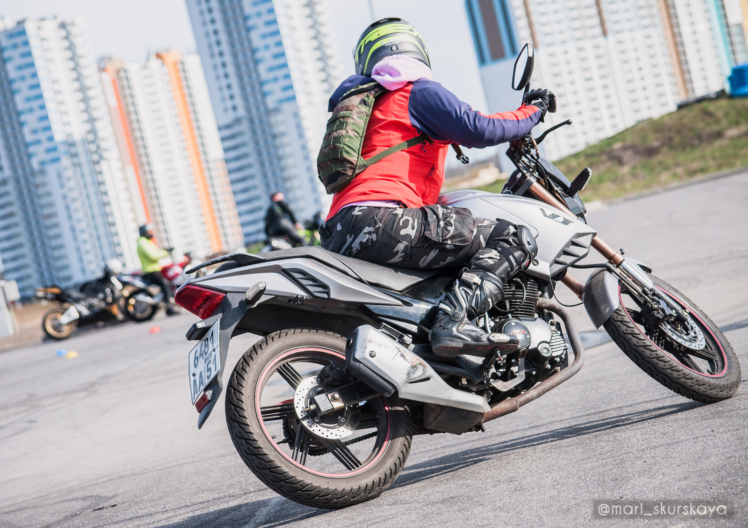 Мотошкола. Мотофотограф в Санкт-Петербурге Мария Скурская