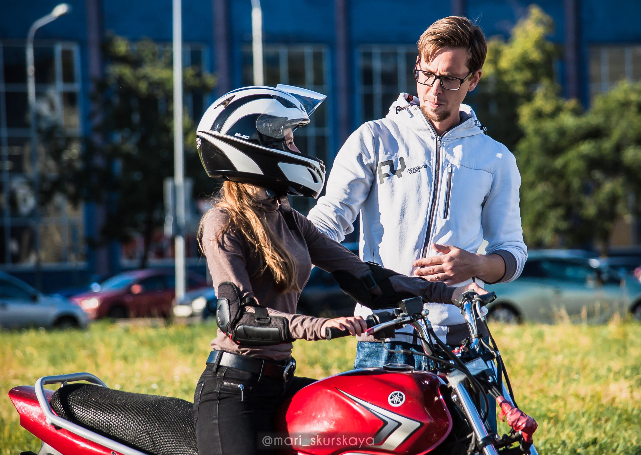 Мотошкола. Мотофотограф в Санкт-Петербурге Мария Скурская