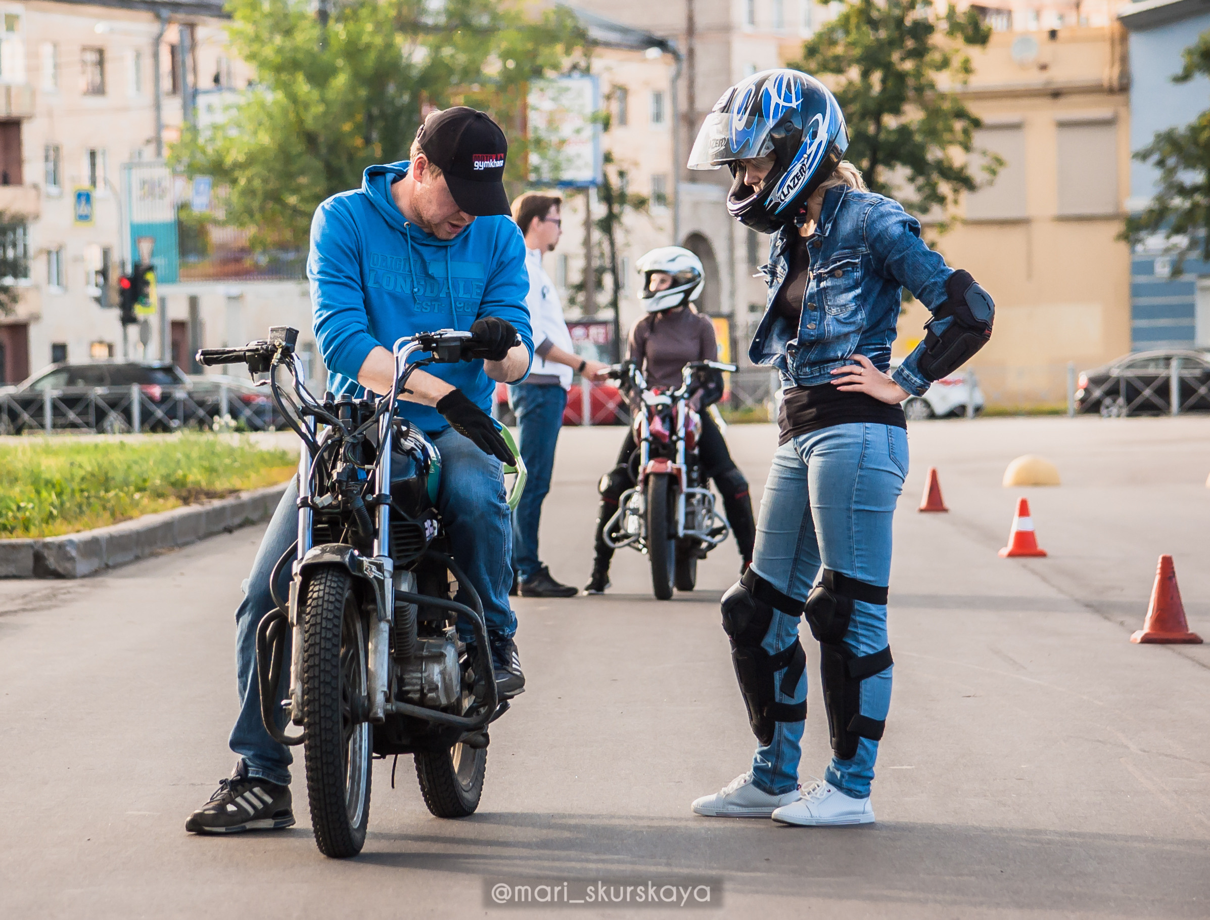 Мотошкола. Мотофотограф в Санкт-Петербурге Мария Скурская