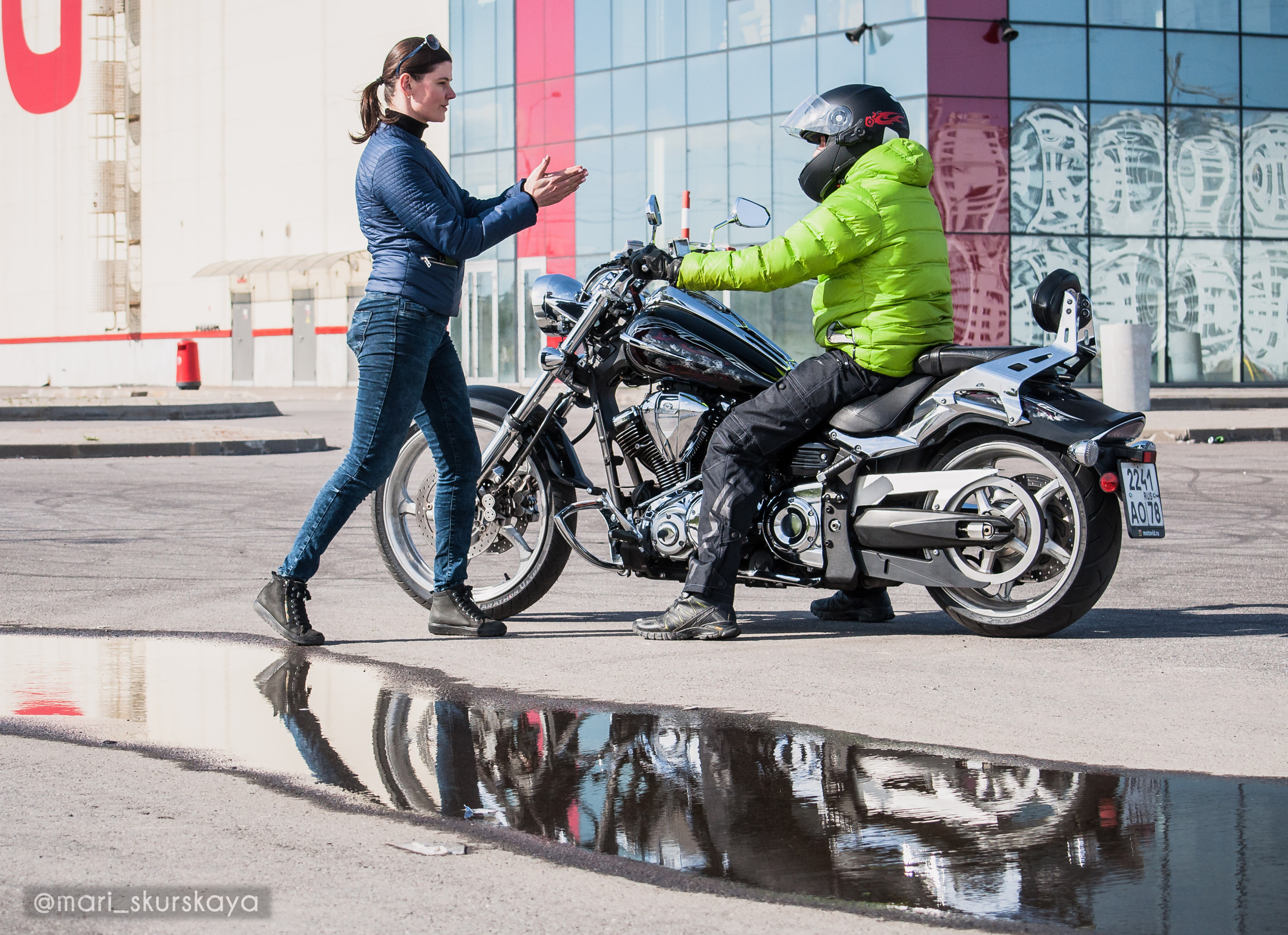 Мотошкола. Мотофотограф в Санкт-Петербурге Мария Скурская