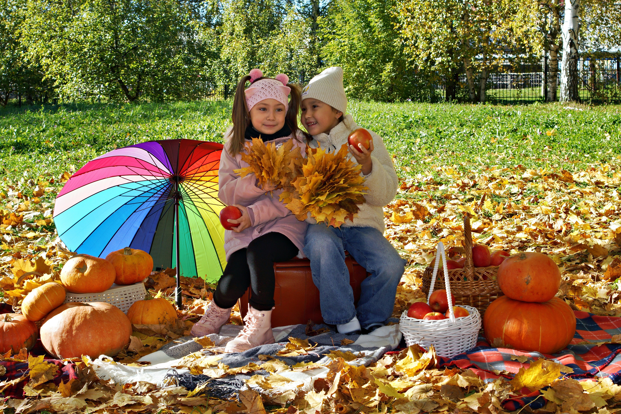 Осенняя фотосессия в детском саду г. Йошкар-Ола