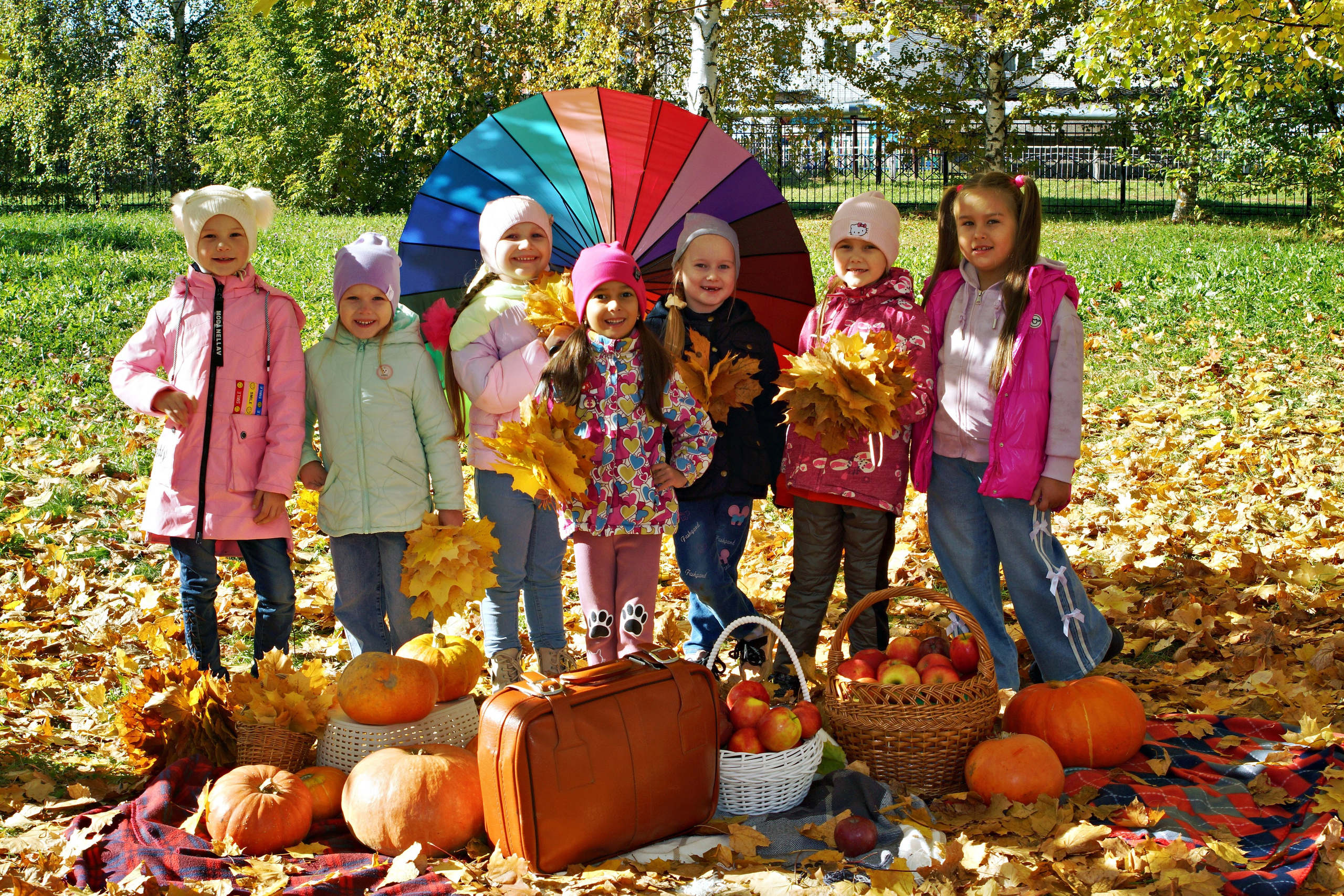 Осенняя фотосессия в детском саду г. Йошкар-Ола