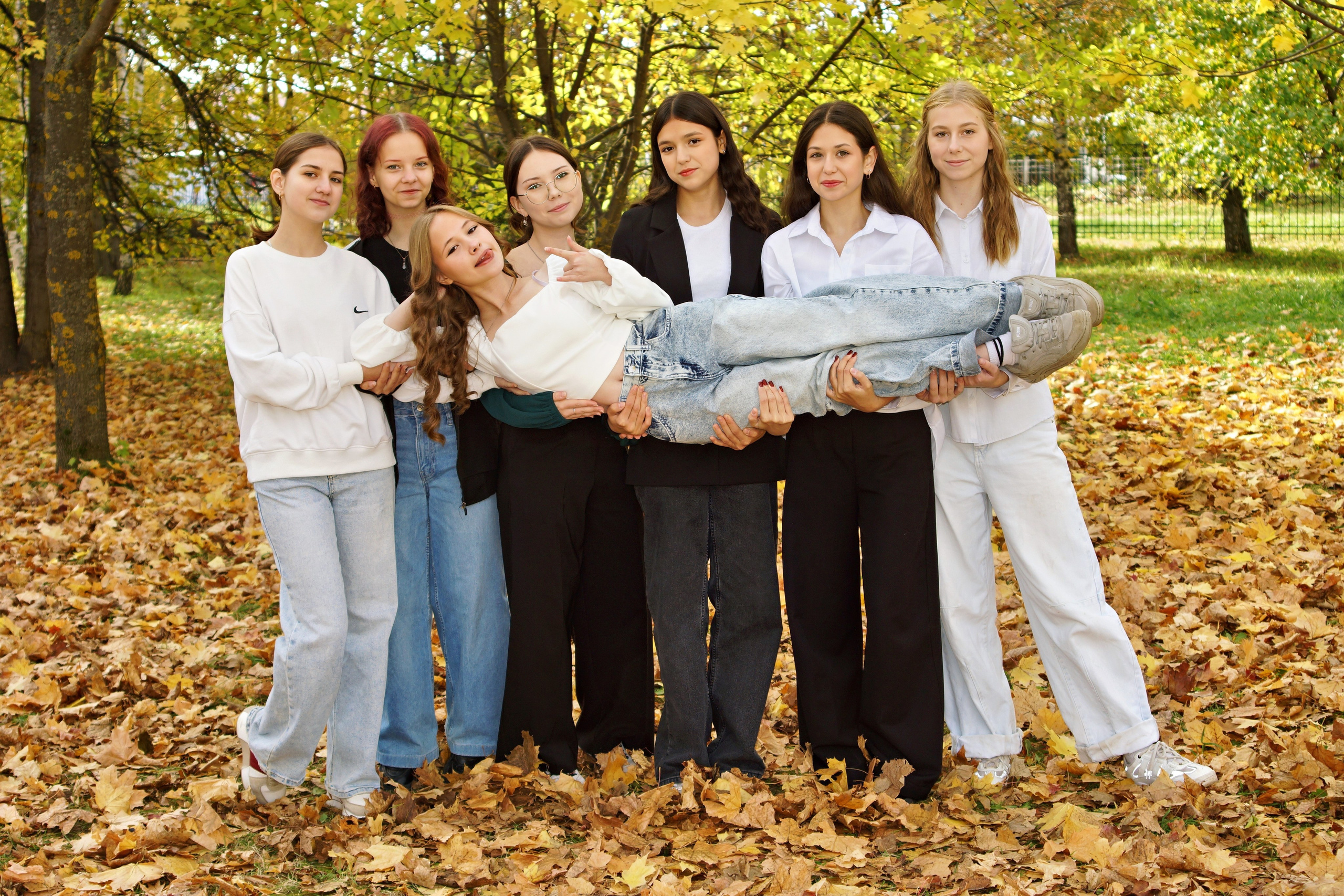 Осенняя фотосессия в школе г. Йошкар-Ола
