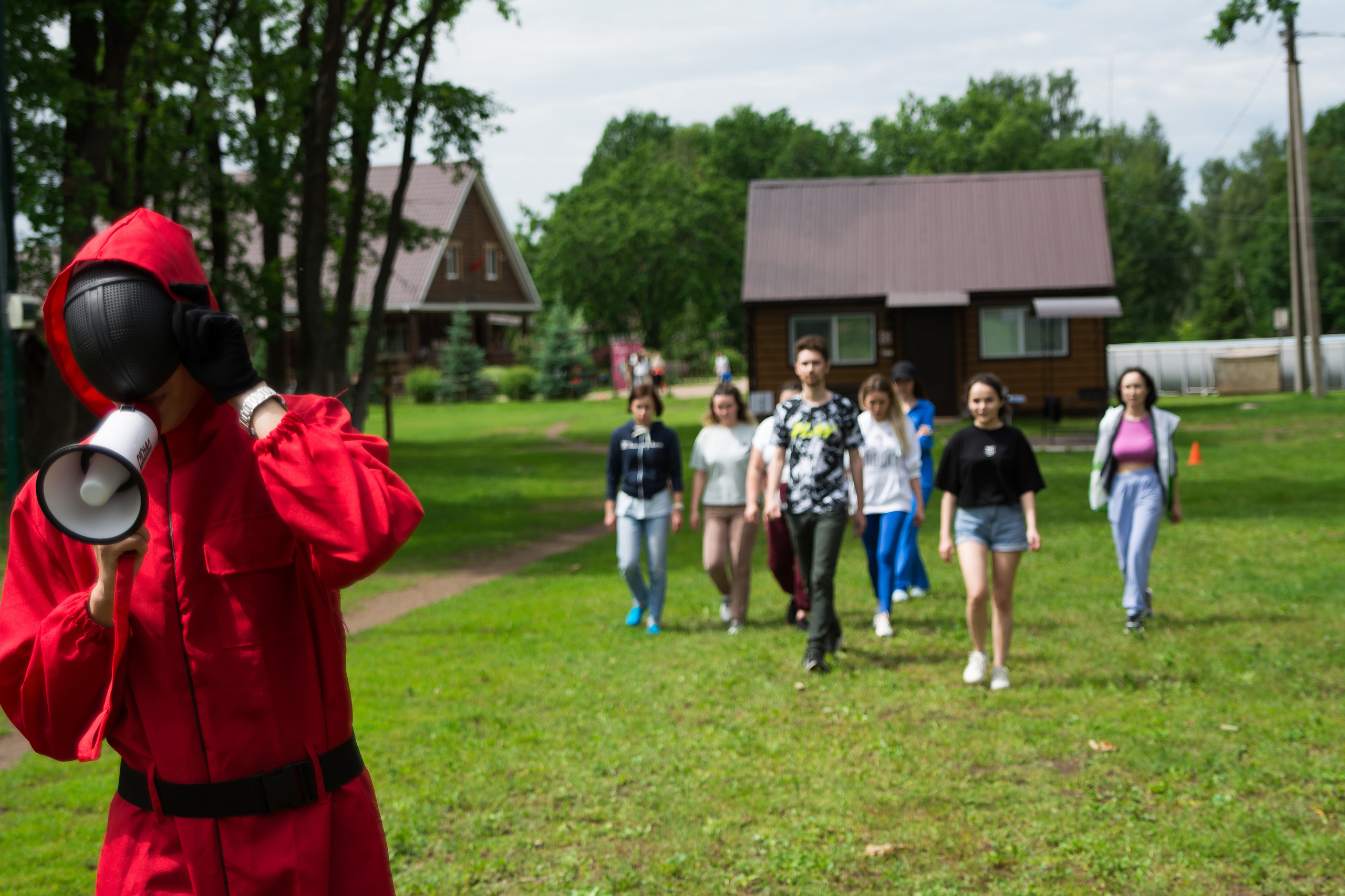 репортажный фотограф Тимур Хабибуллин Уфа - тимбилдинг в стиле игры в кальмара  