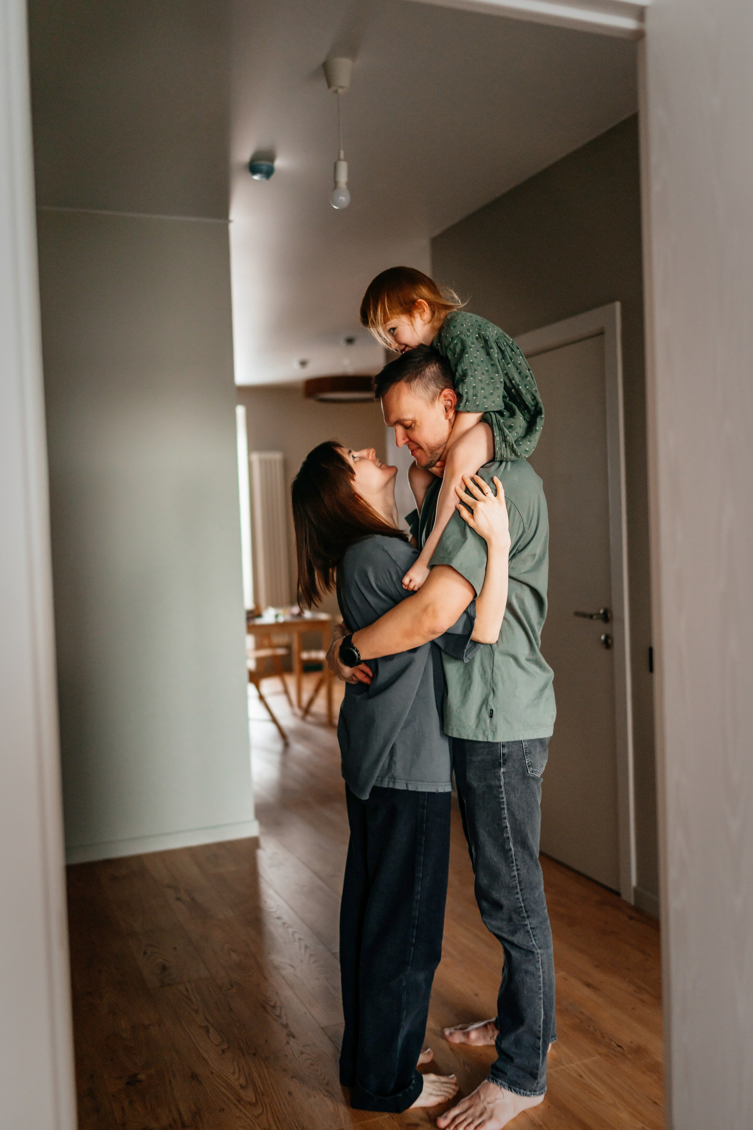 Семейная фотосессия в домашних условиях. Семейный фотограф в Москве Ирина Жур