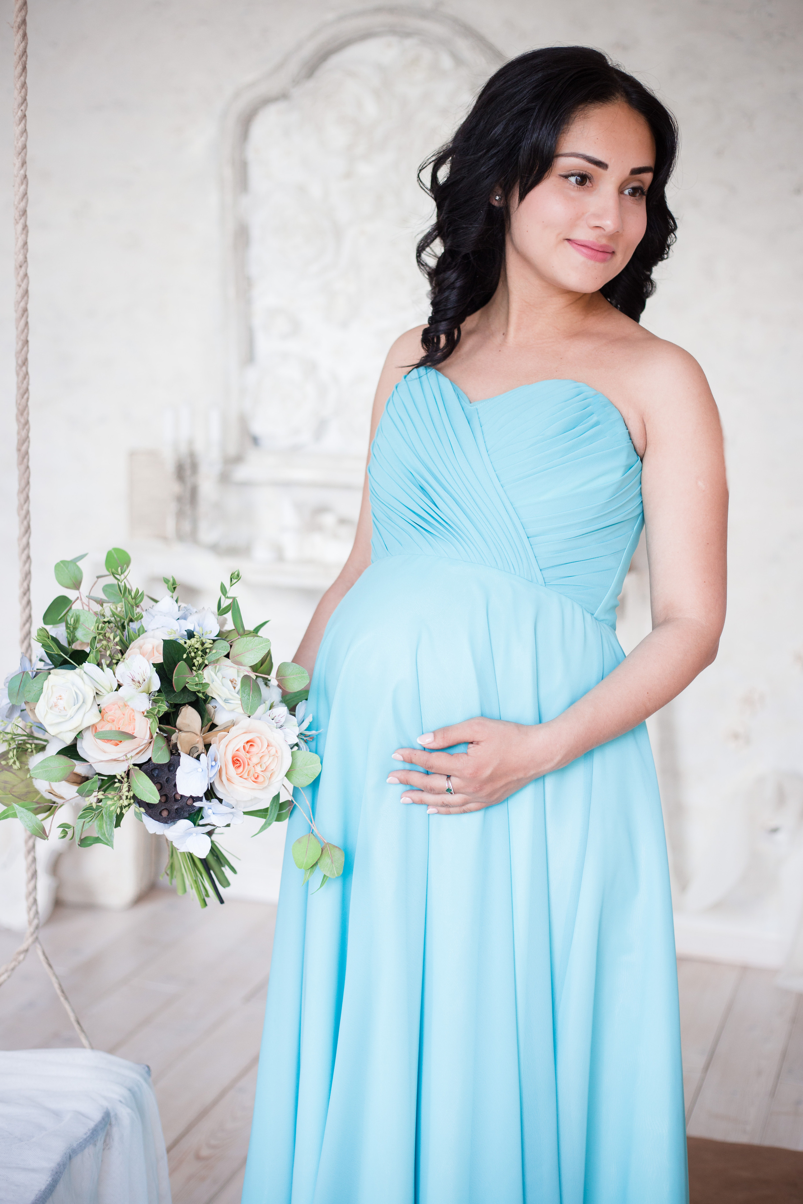 Бирюзовое платье на прокат в Казани. Профессиональный Фотограф в Казани Яна Забелина