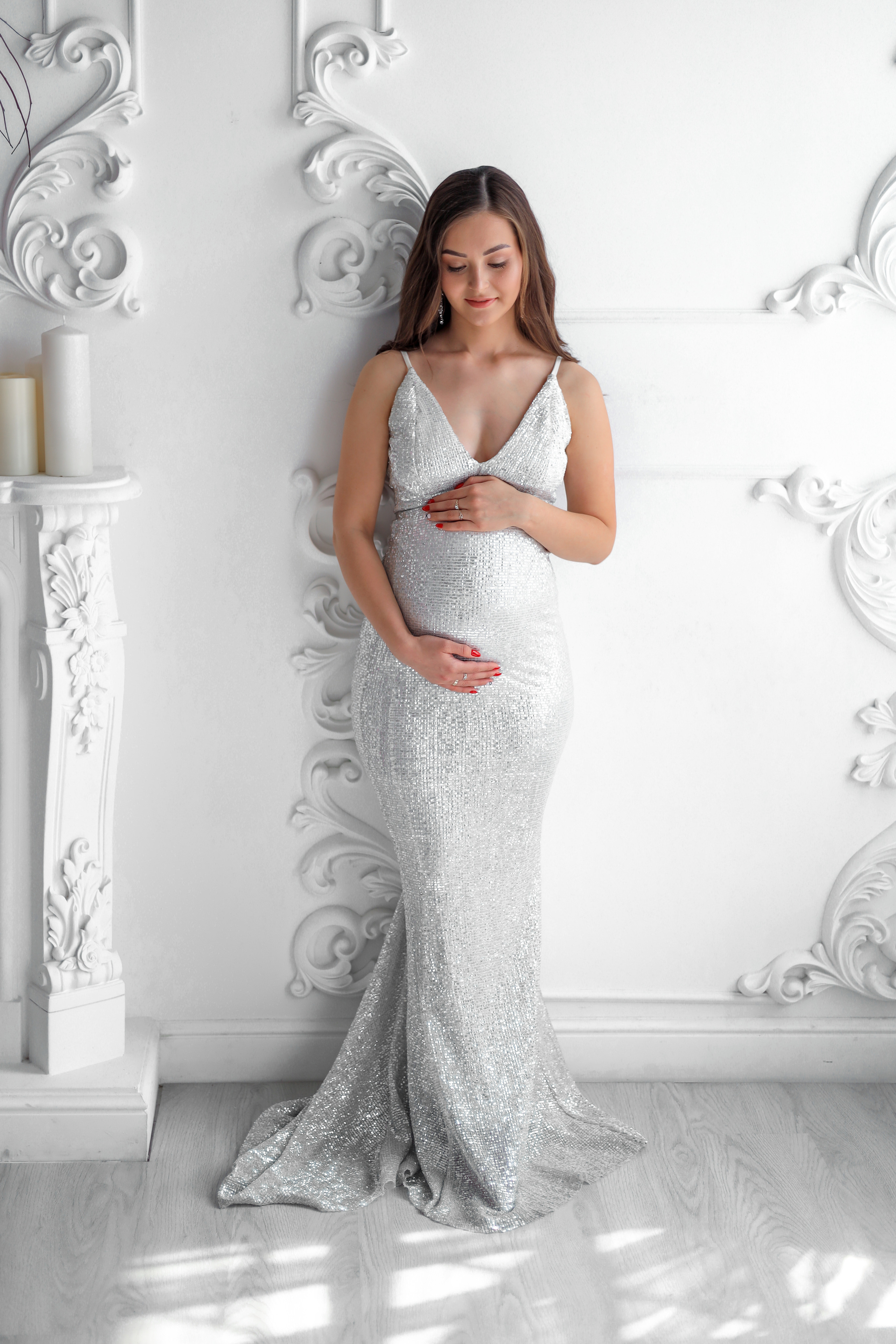 Серебристая рыбка в паетках на прокат в Казани. Профессиональный Фотограф в Казани Яна Забелина