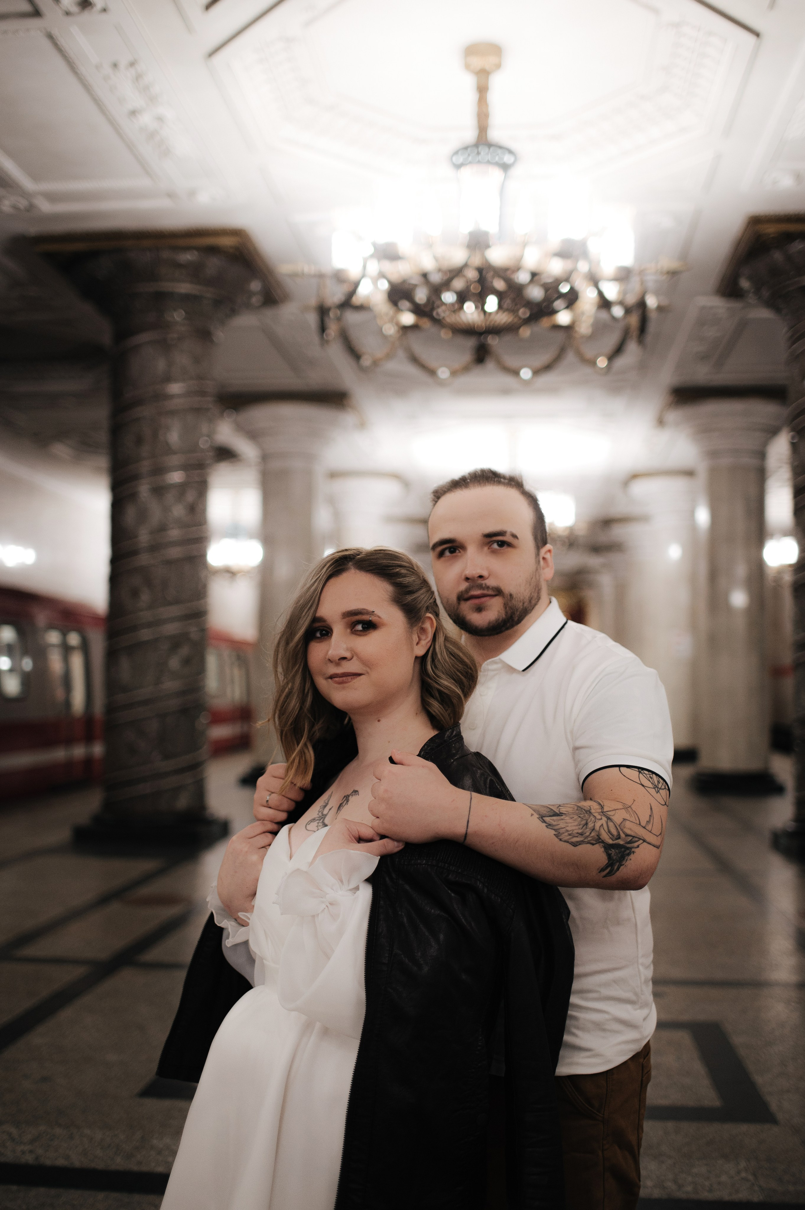 Свадебная в метро. Семейный и свадебный фотограф в Санкт-Петербурге Юлия Мельникова