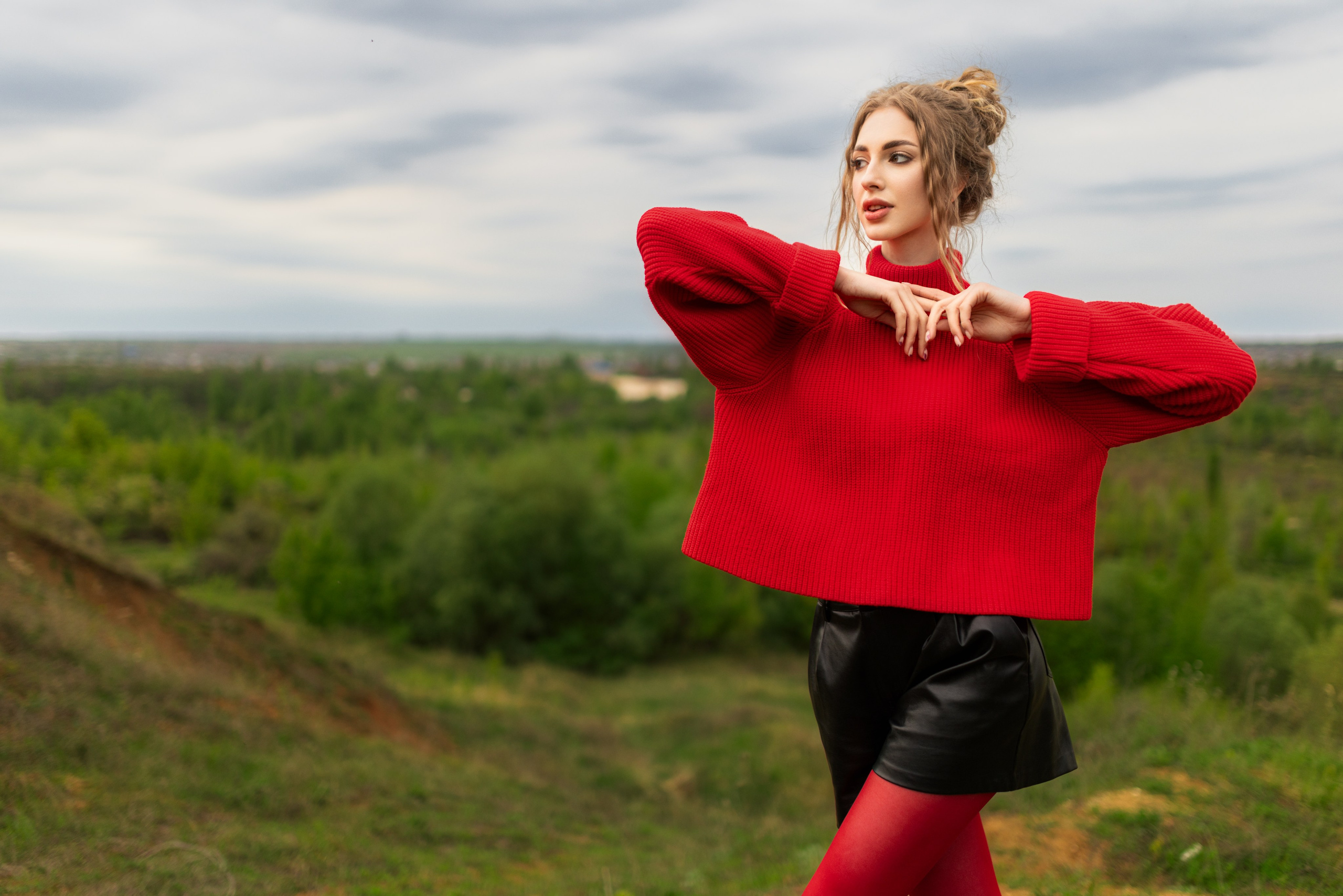 Фотосет с Ксенией в парке Белый колодец в формате для «себя». Дмитрий Шульгин, портретный фотограф в Воронеже