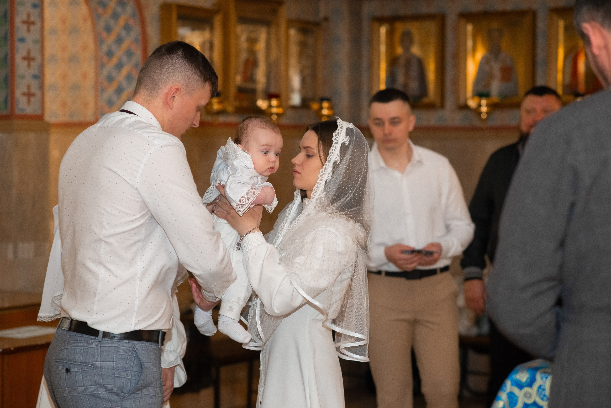 Крещение Тимофея в хр.Андрея Первозванного. Семейный фотограф на выписку из роддома и крещение Минск Настя Гришук