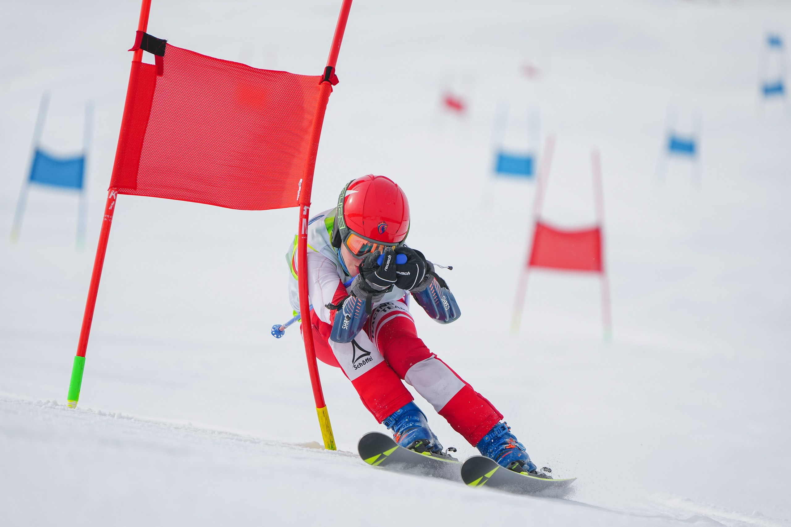 GS (Giant Slalom) - Слалом-гигант. Соревнования по горнолыжному спорту. Московская область, Шуколово