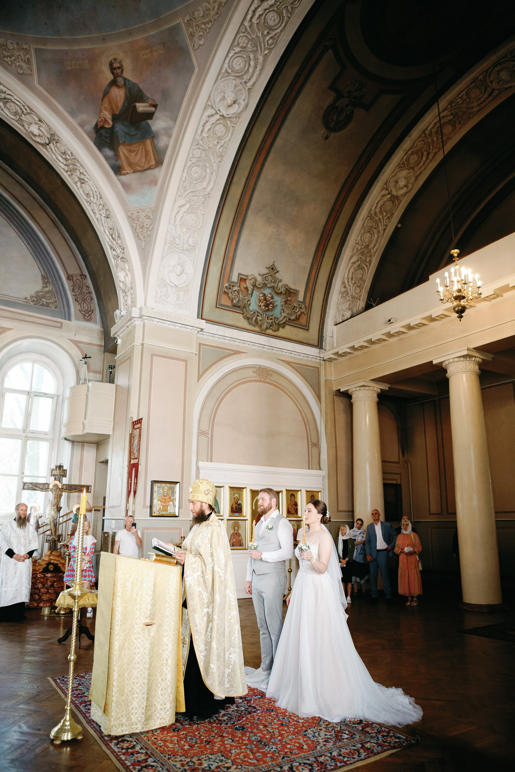 Татьянинский храм при МГУ. Вид внутри.