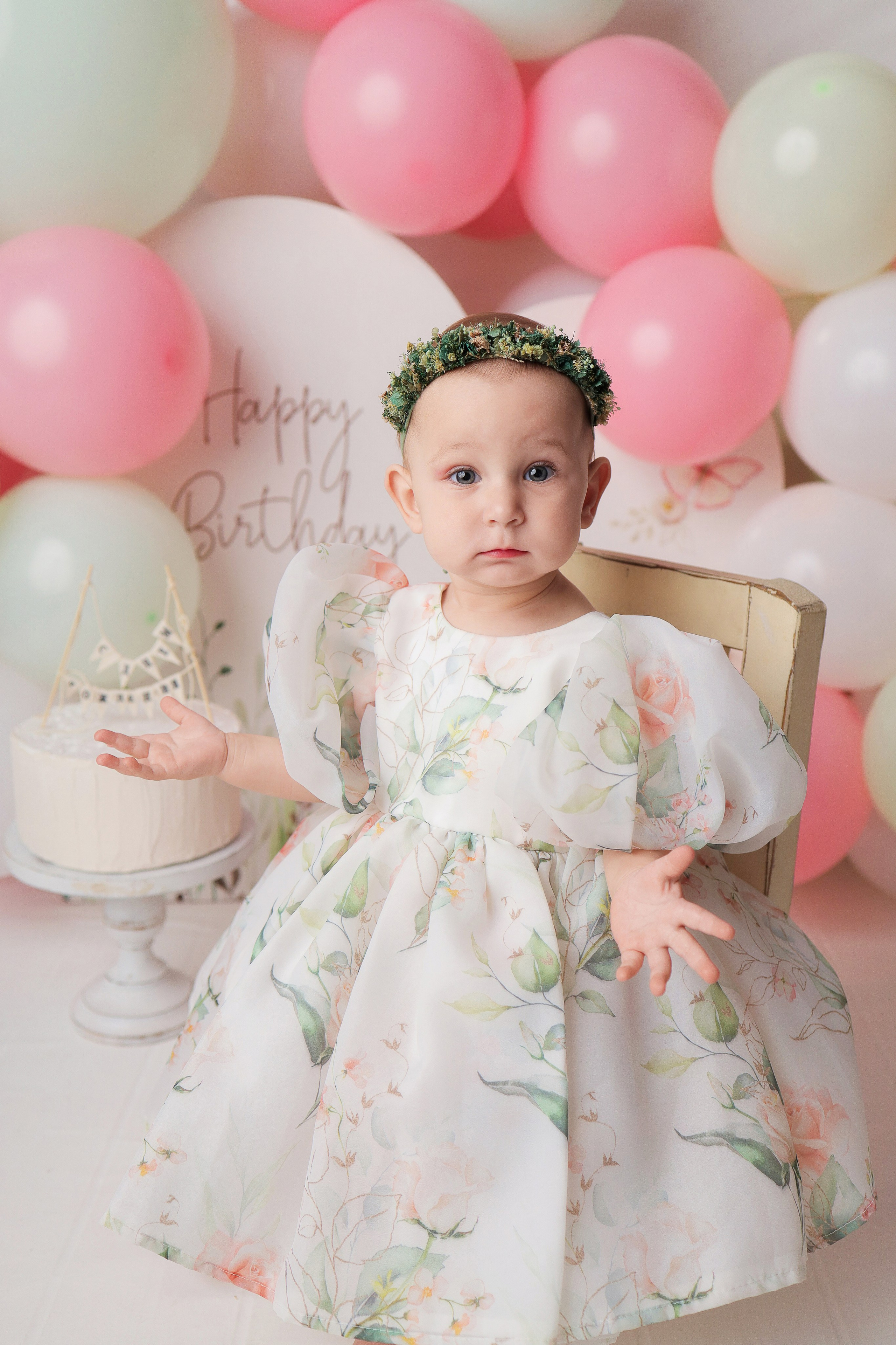 Оливия, 1 годик. Фотограф новорожденных в Новокузнецке Анна Горошникова