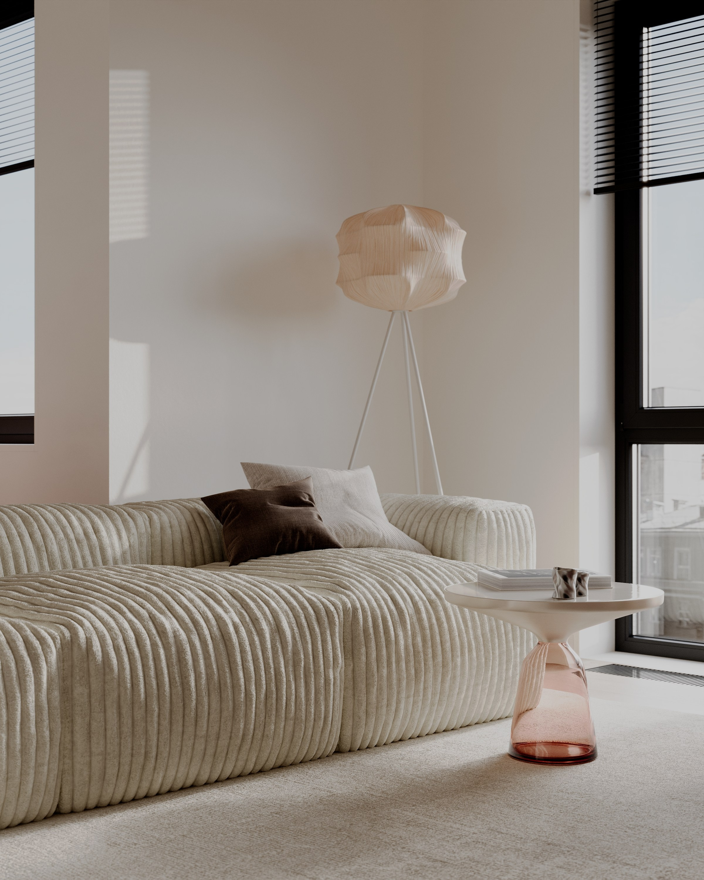Living room. 3D визуализация интерьеров — Ирина