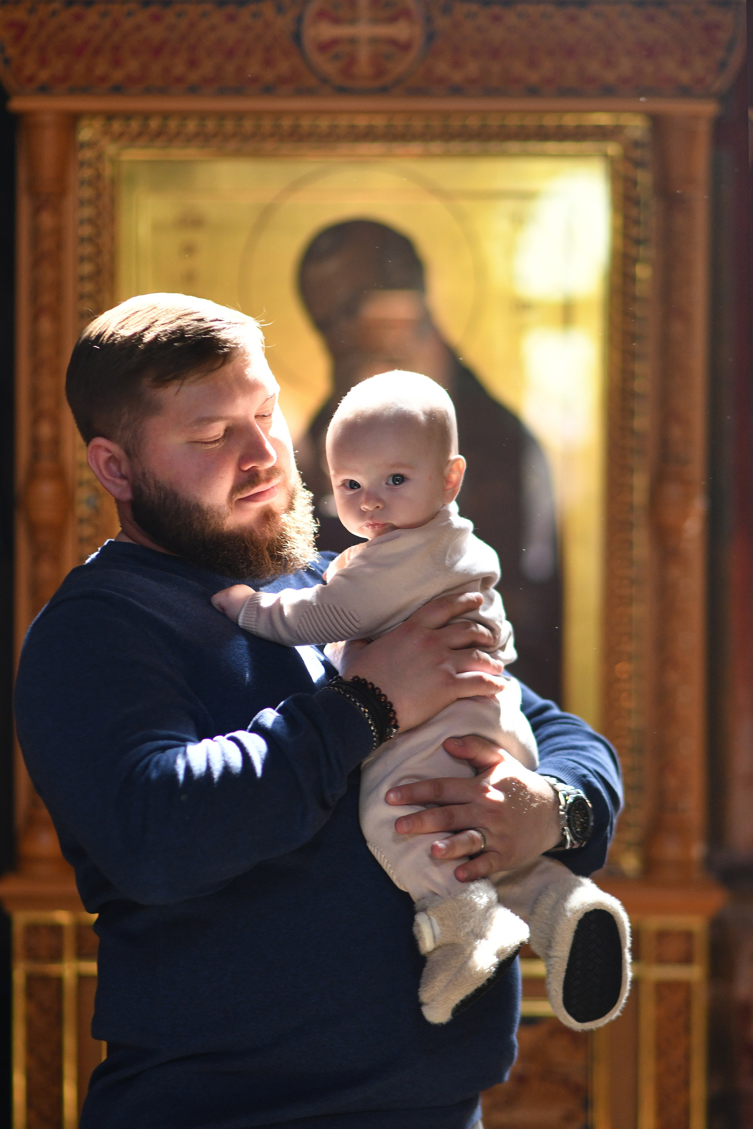 Крещение Феди село Озерецкое Никольская церковь. Свадебный и портретный фотограф в Москве Галина Борисова