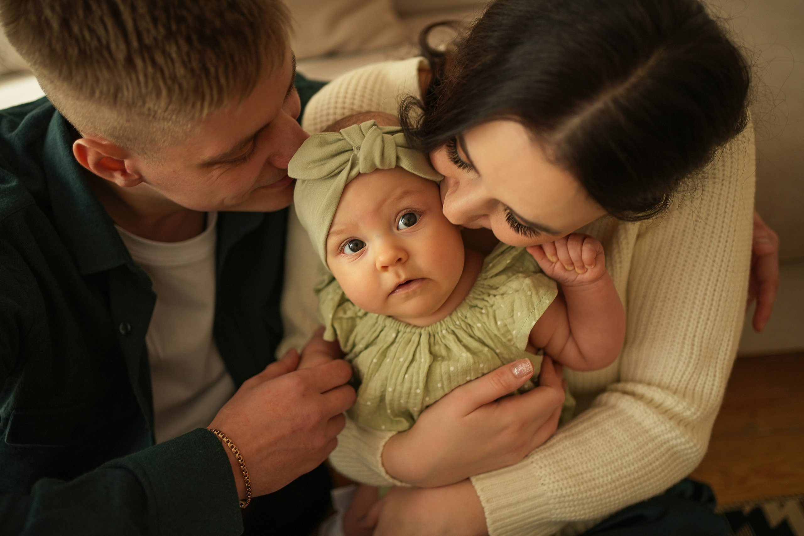 Таня, Юра и Полиночка. Семейный фотограф в Санкт-Петербурге Саша Кактус
