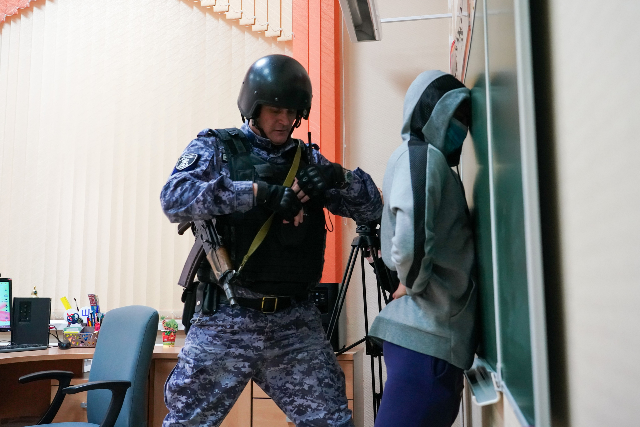 Всероссийские учения по антитеррористической угрозе. Фотограф Кемерово