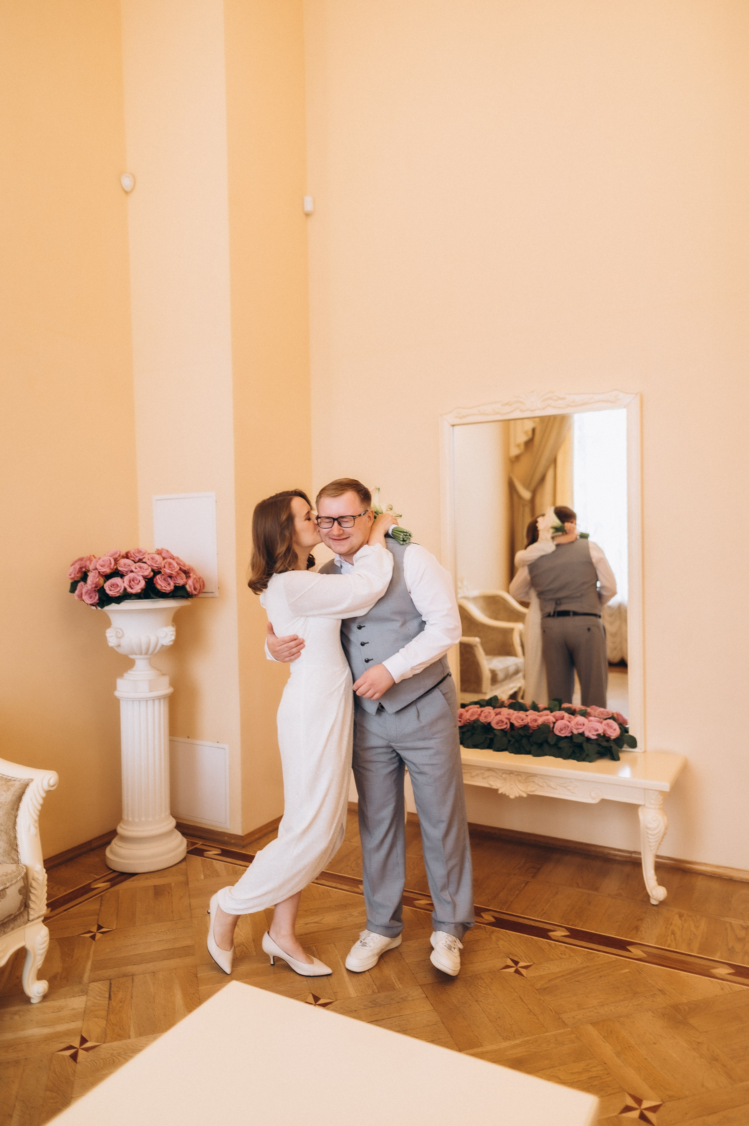 Загс+Оранжерея (камерная свадьба). Фотограф ПИТЕР СПБ Надежда Баранова