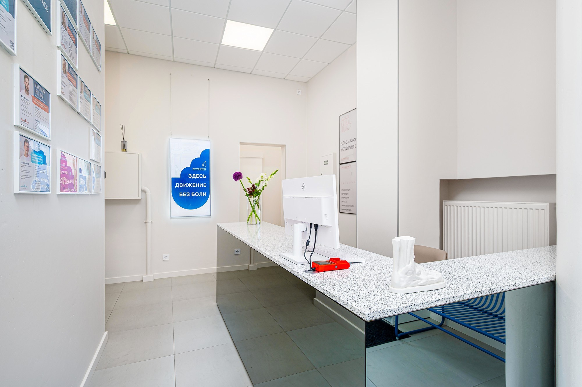 Клиника REHABSPACE. Интерьерный фотограф. Фото- видеосъемка недвижимости Санкт-Петербург