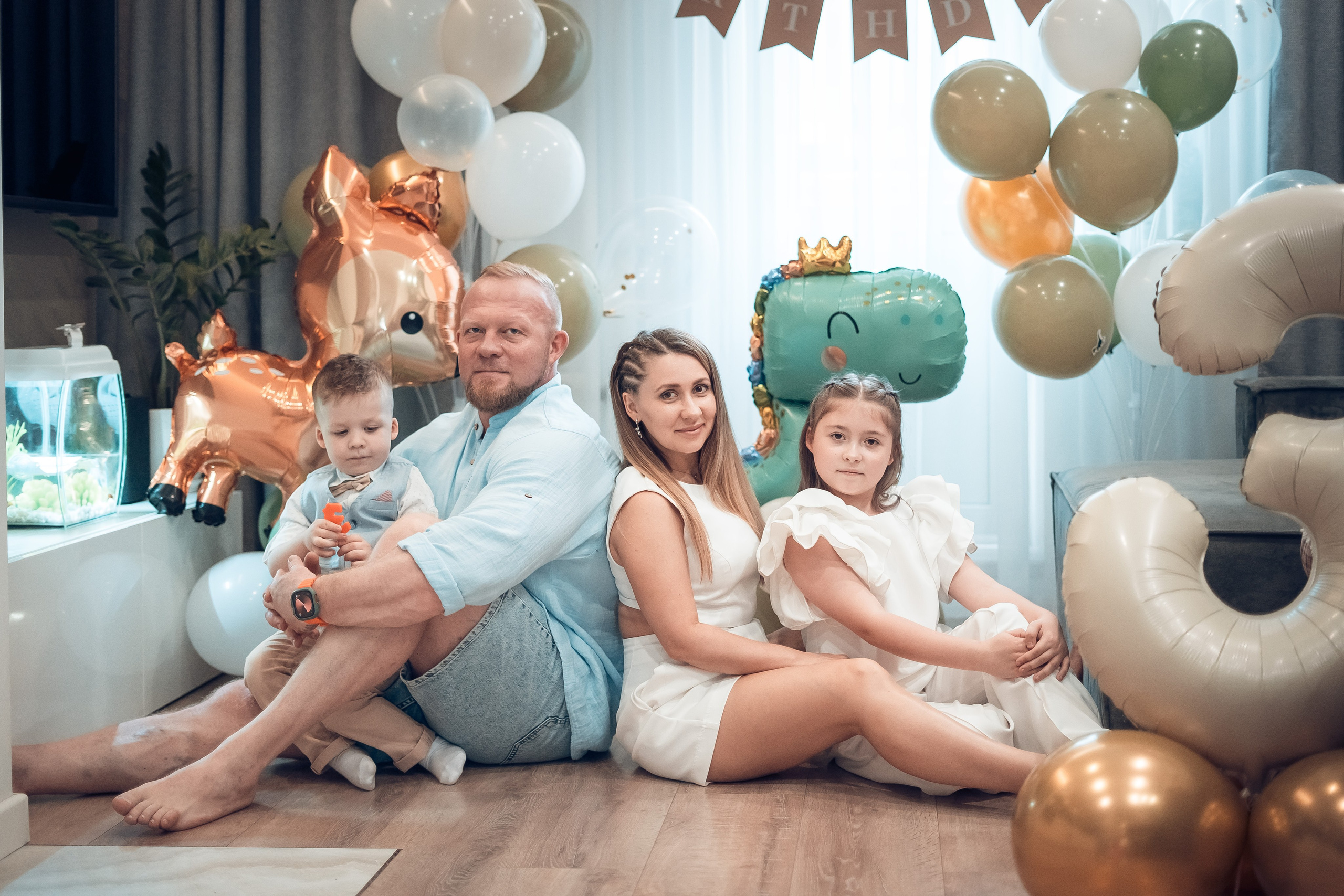 Дэвиду 3 годика