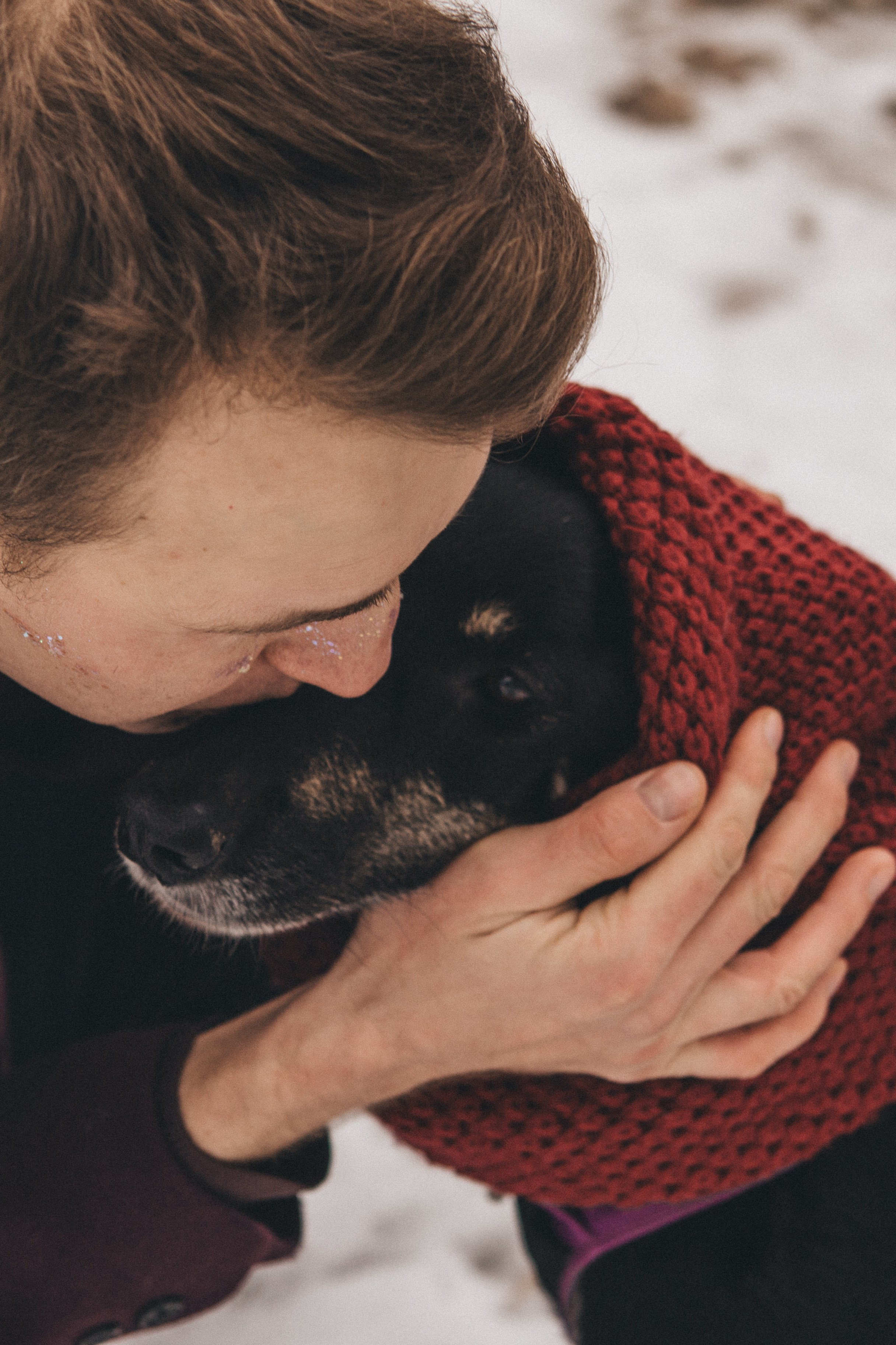 A cinematic tale of true love and unbreakable friendship between a man and a dog. Portrait, family and pet photographer in Cyprus, Ksenia Bourdelle
