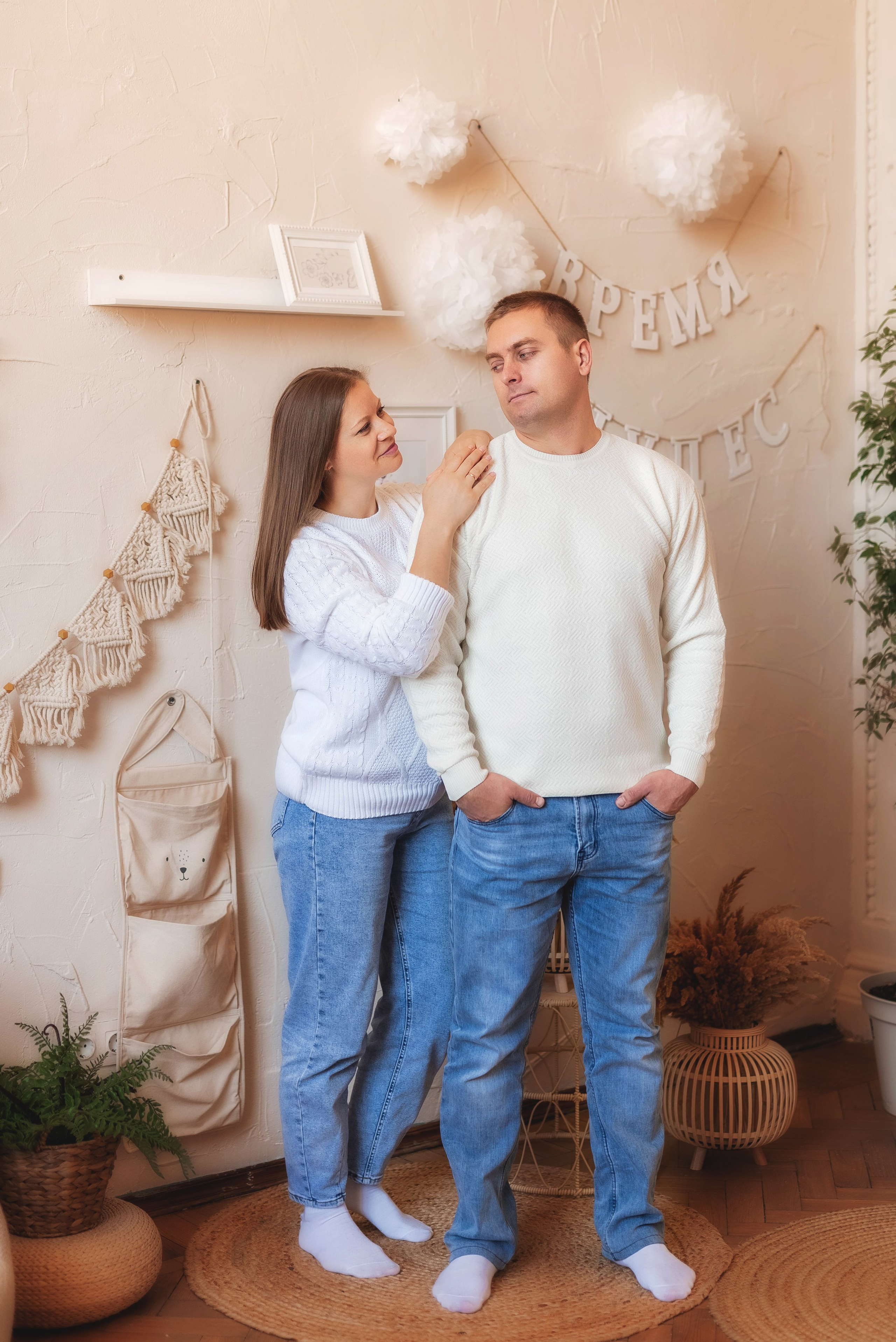 Семейная фотосессия в студии. Семейный, детский фотограф в Воронеже Анна Никитина