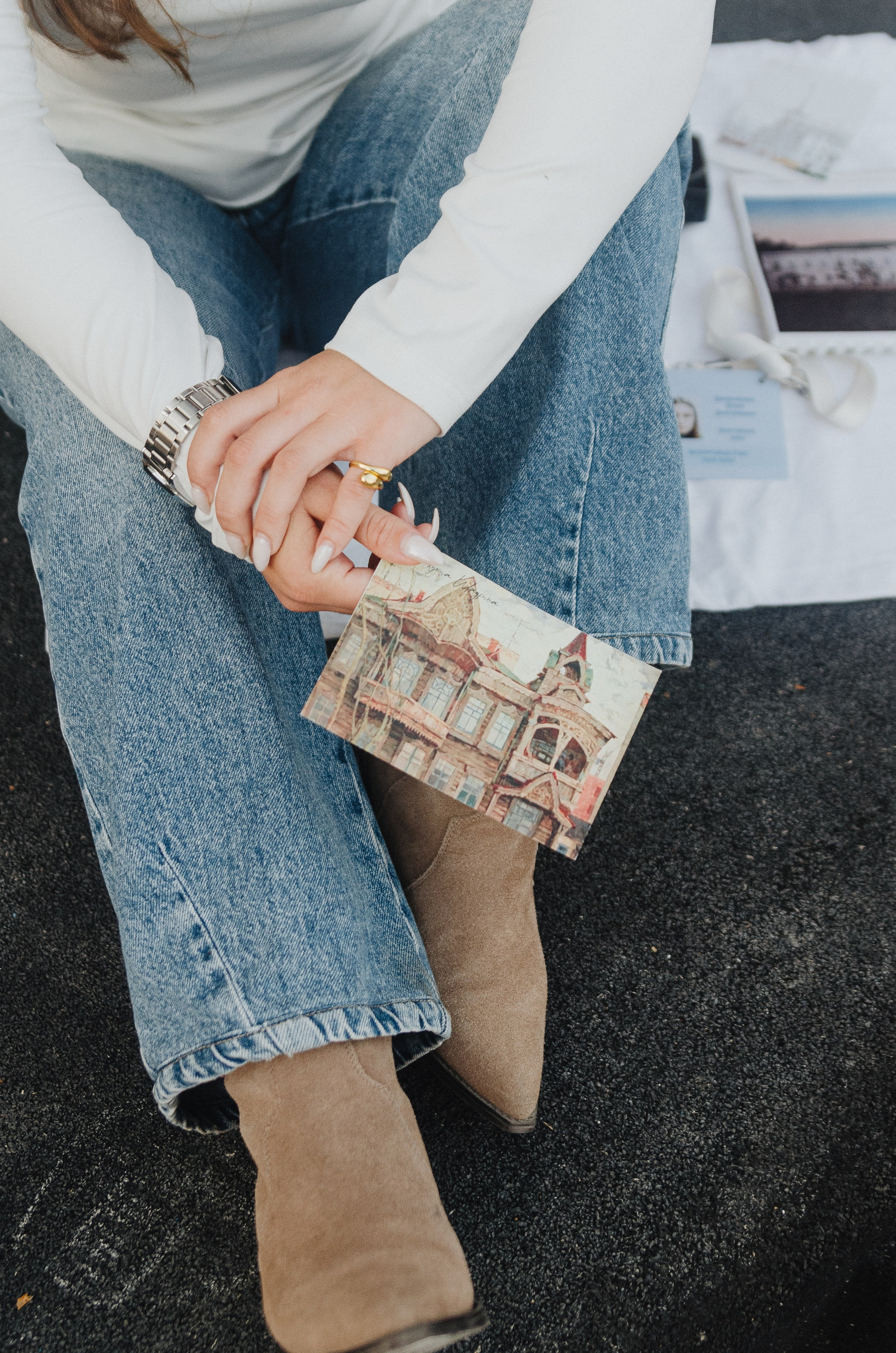 Осенняя прогулочная контент-съемка. Денисова Аля — фотограф для парных съемок и индивидуальных историй в Барнауле