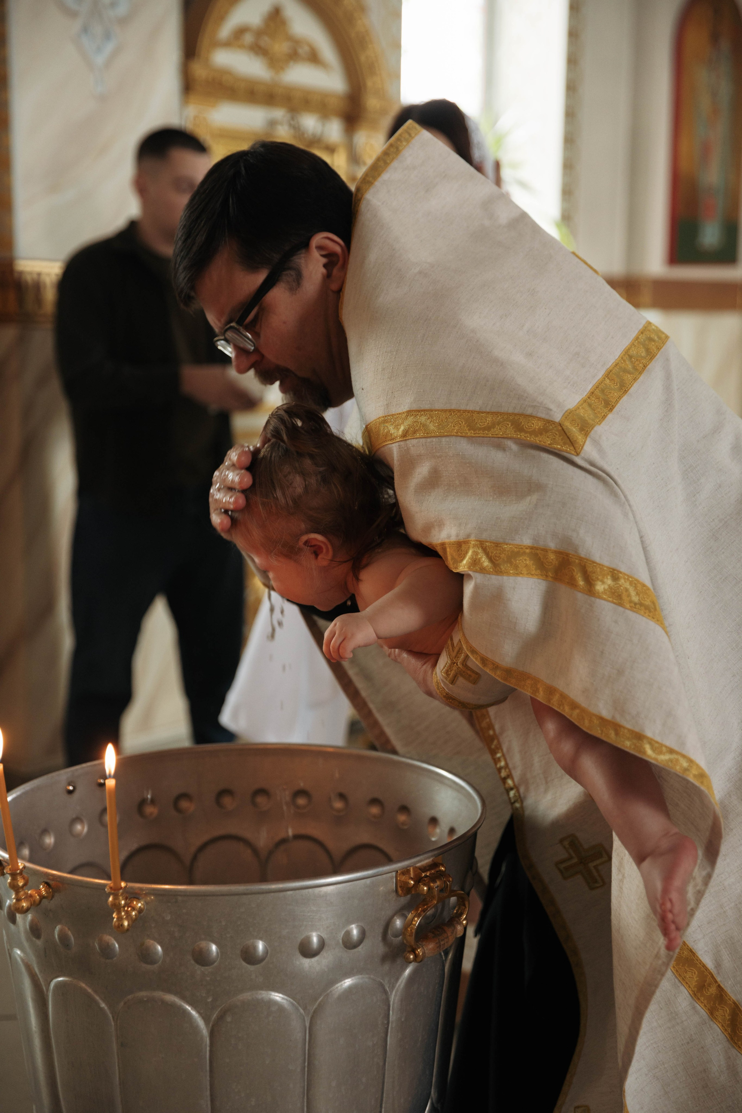 Таинство Крещения Владиславы. Фотограф Сальск Катерина