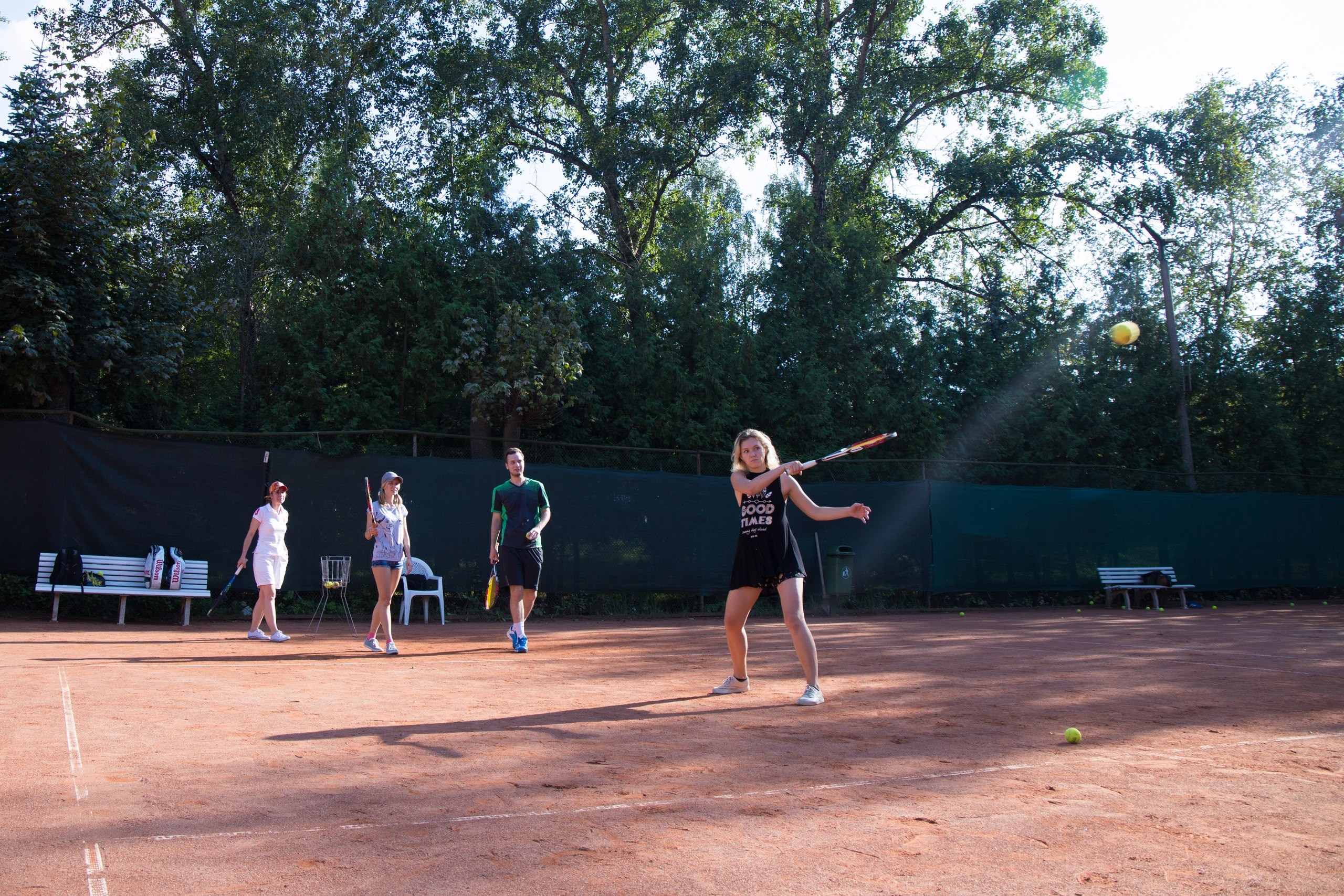 Мастер-класс по теннису | 21.08.2016. Галерея Фантим