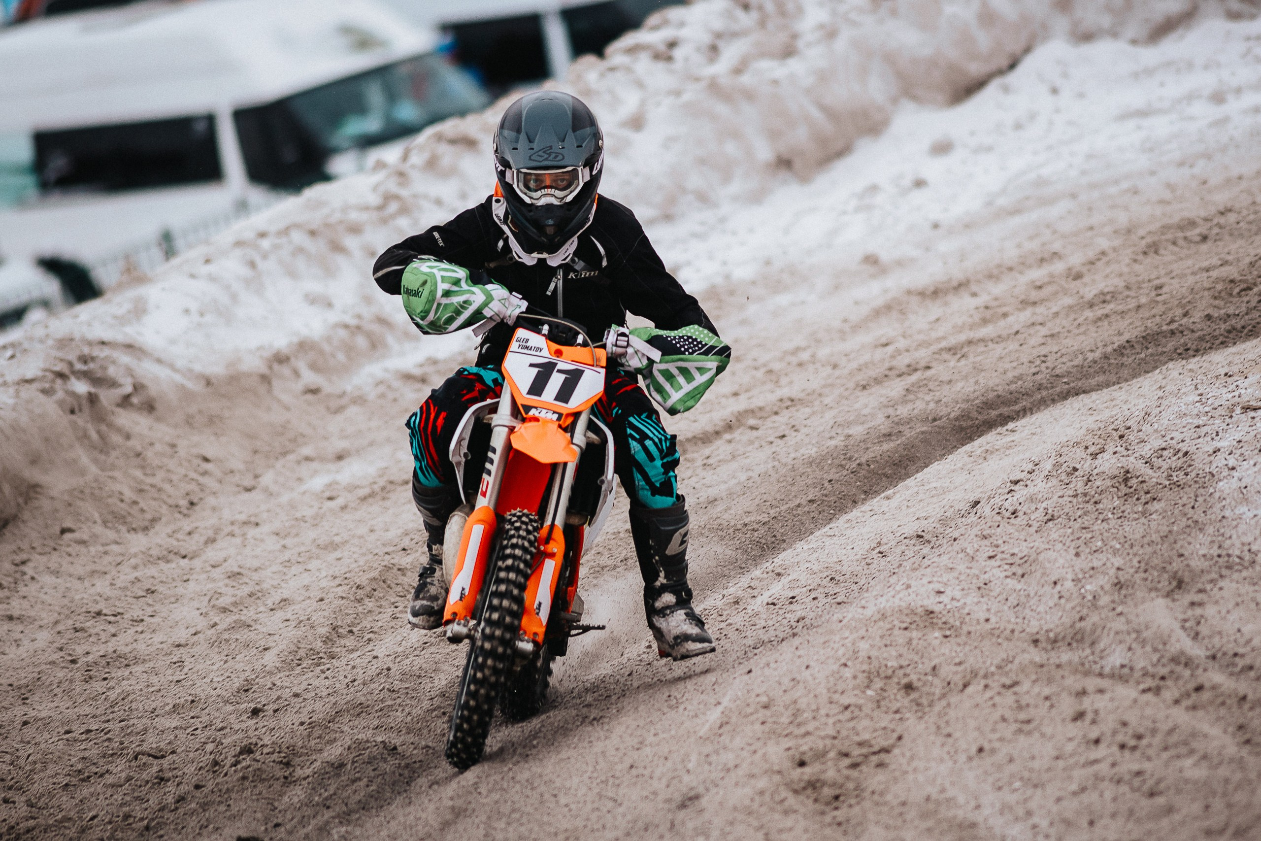 29.12.2024 — Праздничная тренировка на мотоциклетной трассе Люскус. Репортажный фотограф в Кемерово