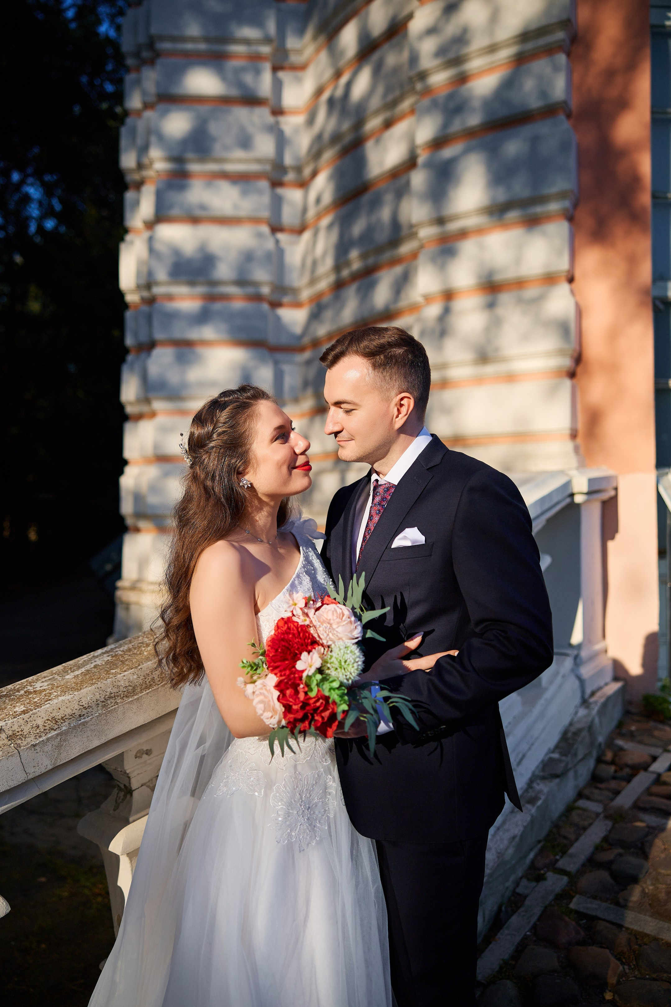 Свадебная фотосессия в Кусково. Свадебный фотограф Сергей Колбинский