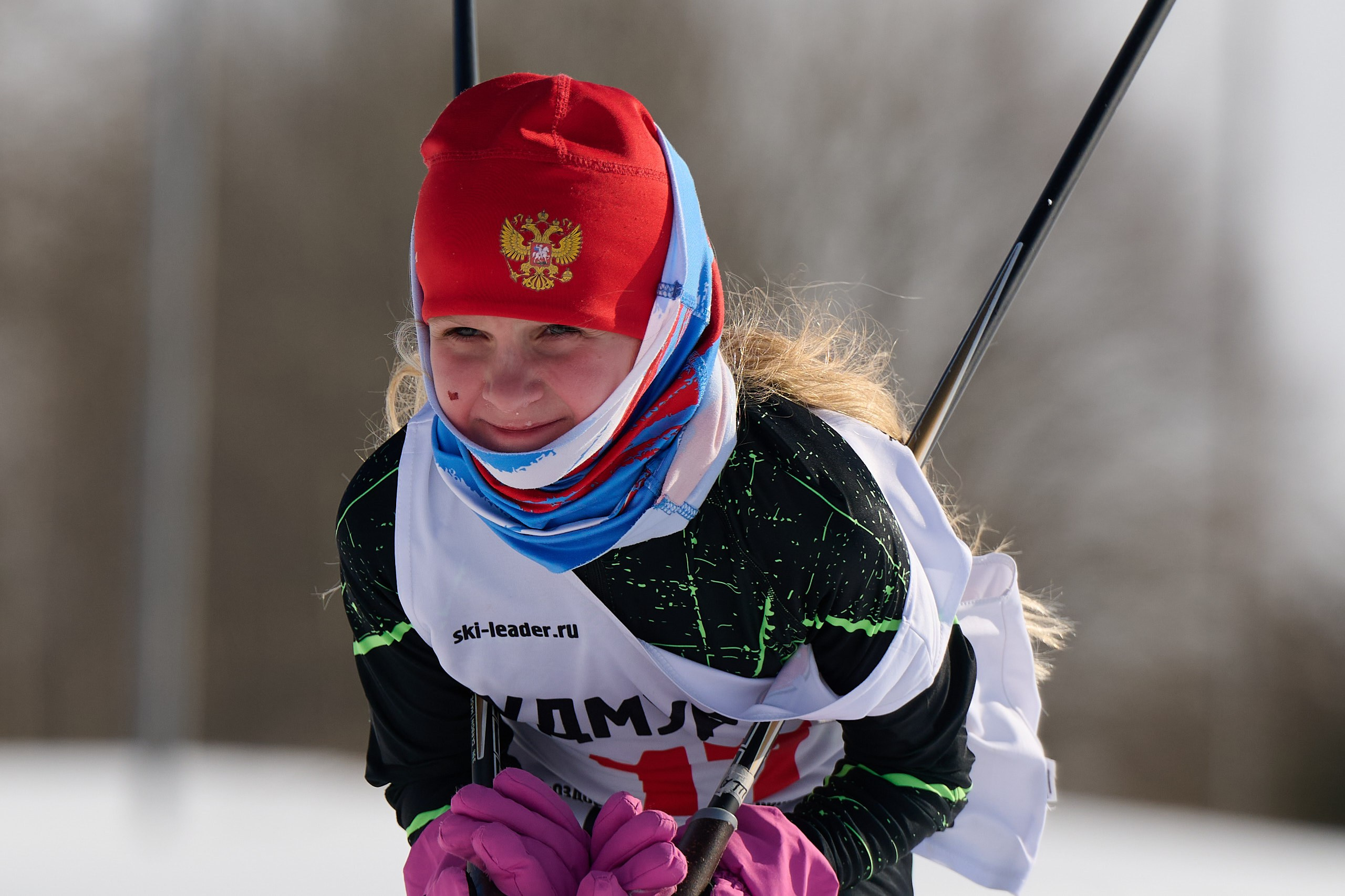 Всероссийские соревнования по лыжным гонкам «Пионерская правда». Ижевс. Спортивный репортажный фотограф в Ижевске Сергей Мерзляков