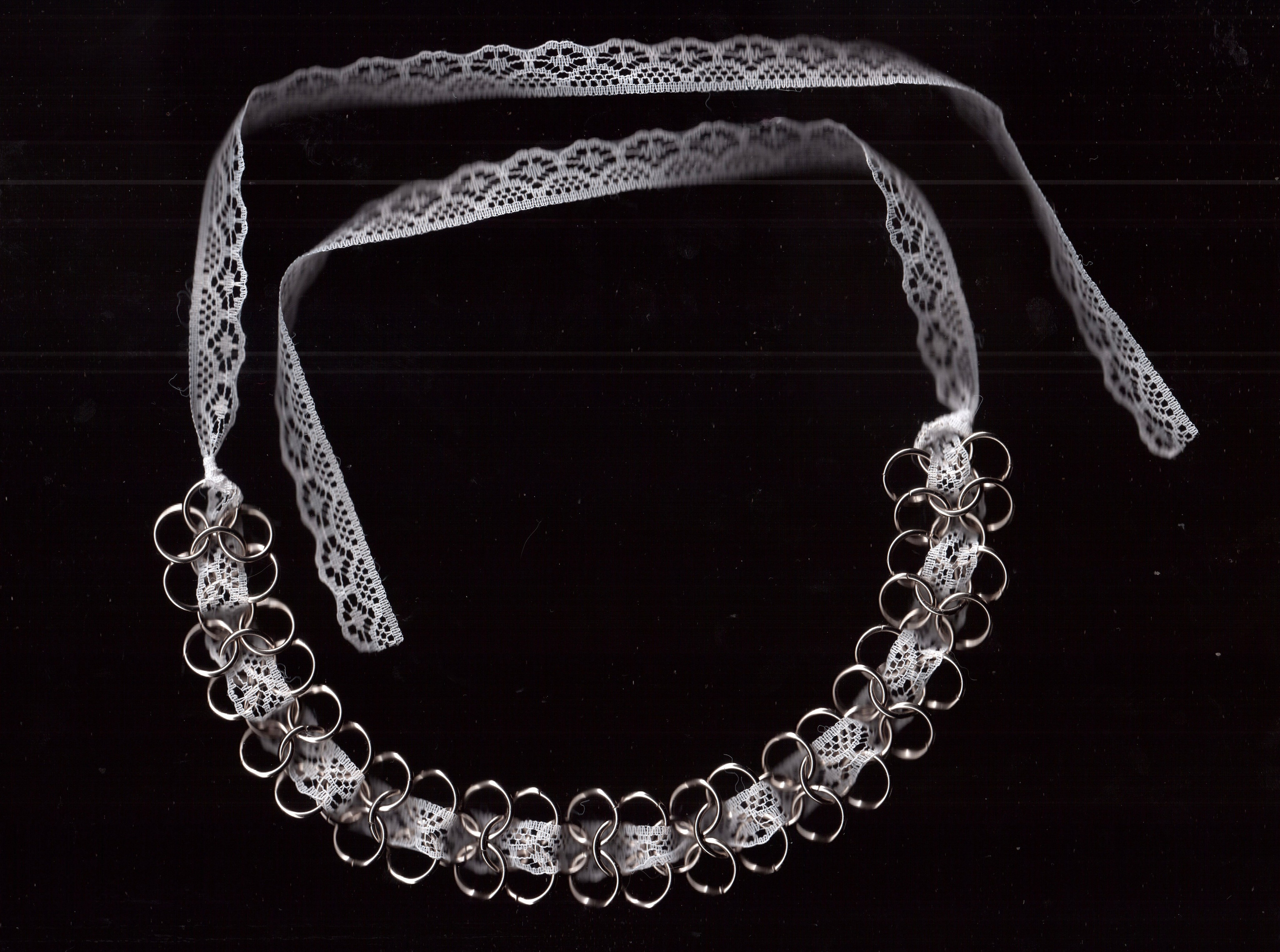 Чокеры из кольчуги. Украшения из кольчуги в Москве Соня Спросонья