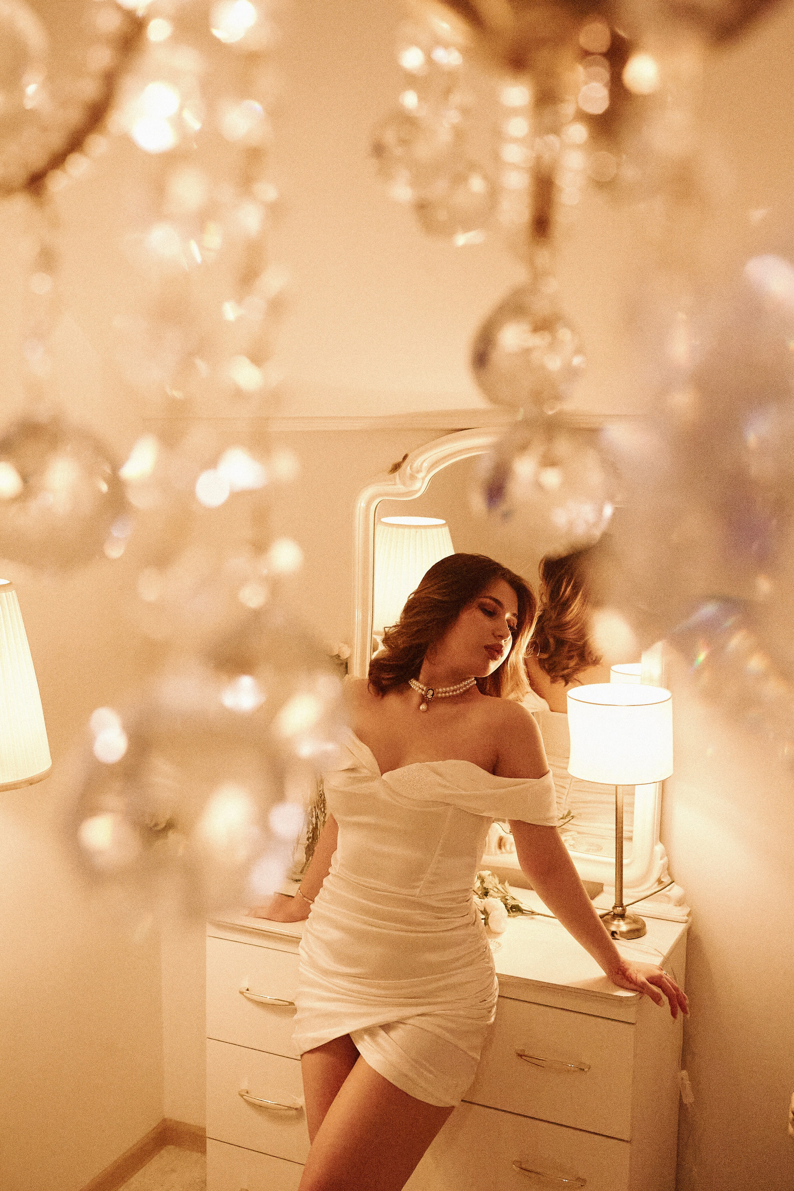 Снимок через объект.