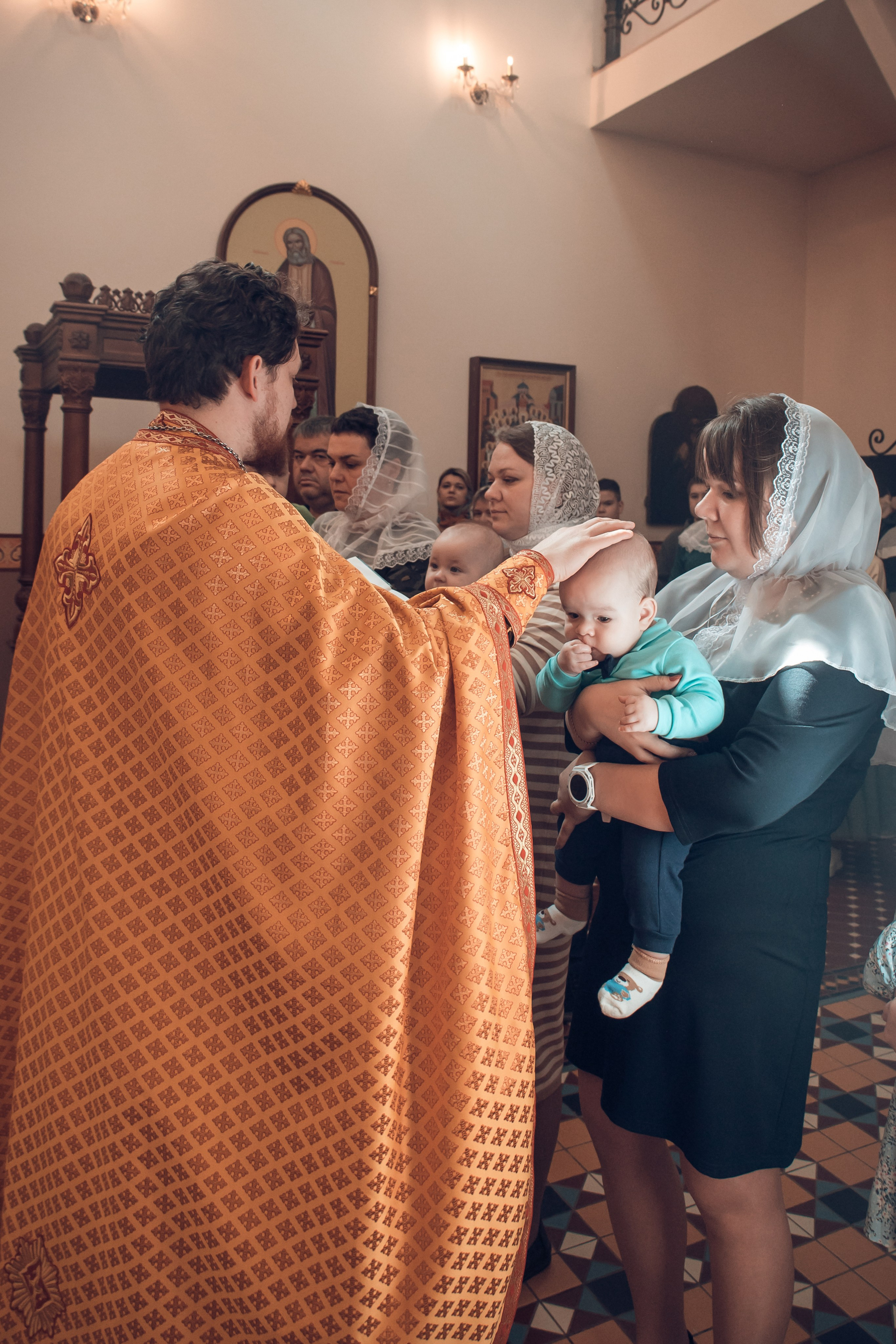 Таинство Крещения Егора. Храм иконы Божией Матери Скоропослушницы. Семейный фотограф в Рязани и Рязанской области