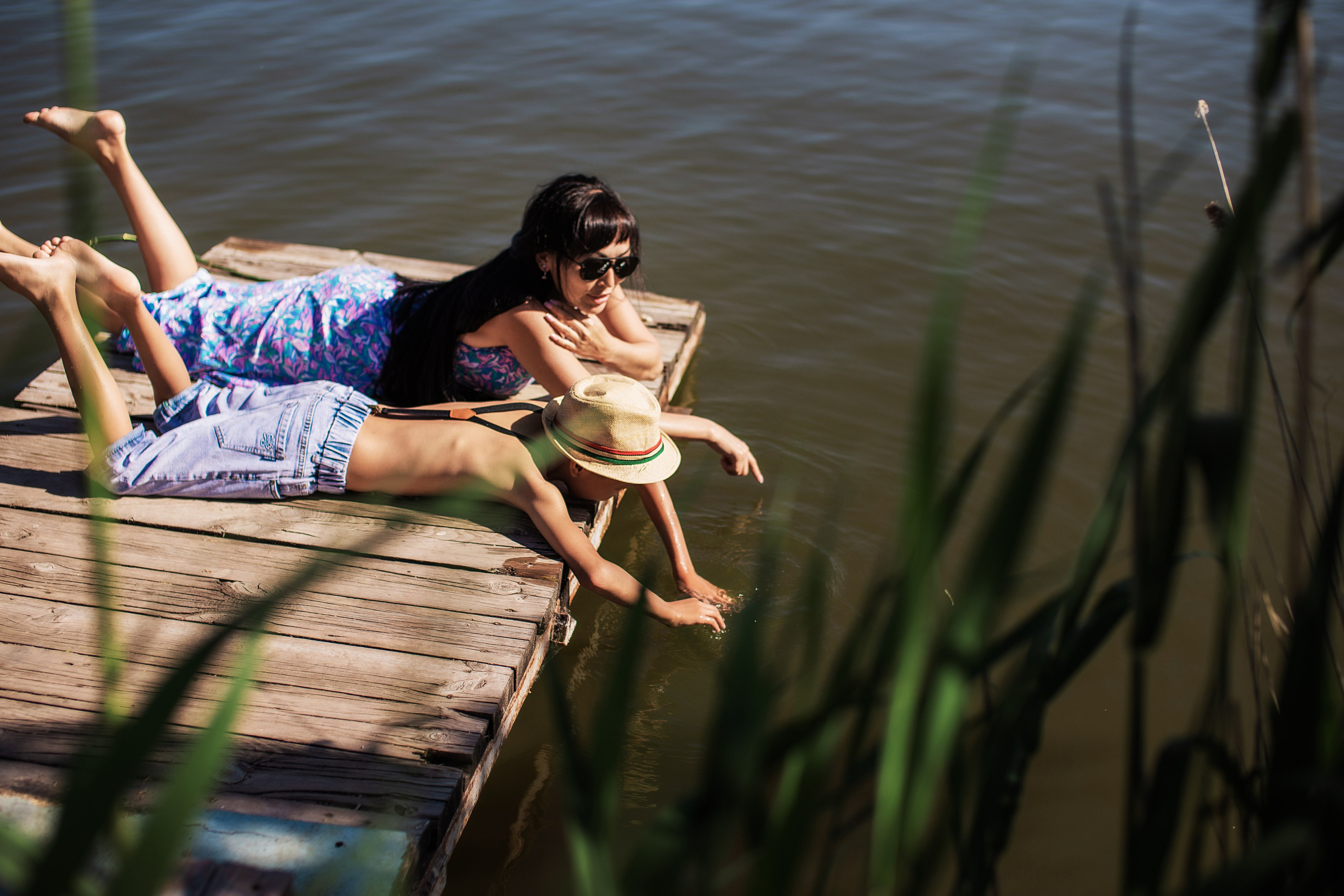 На рыбалке. Семейный фотограф в Саратове
