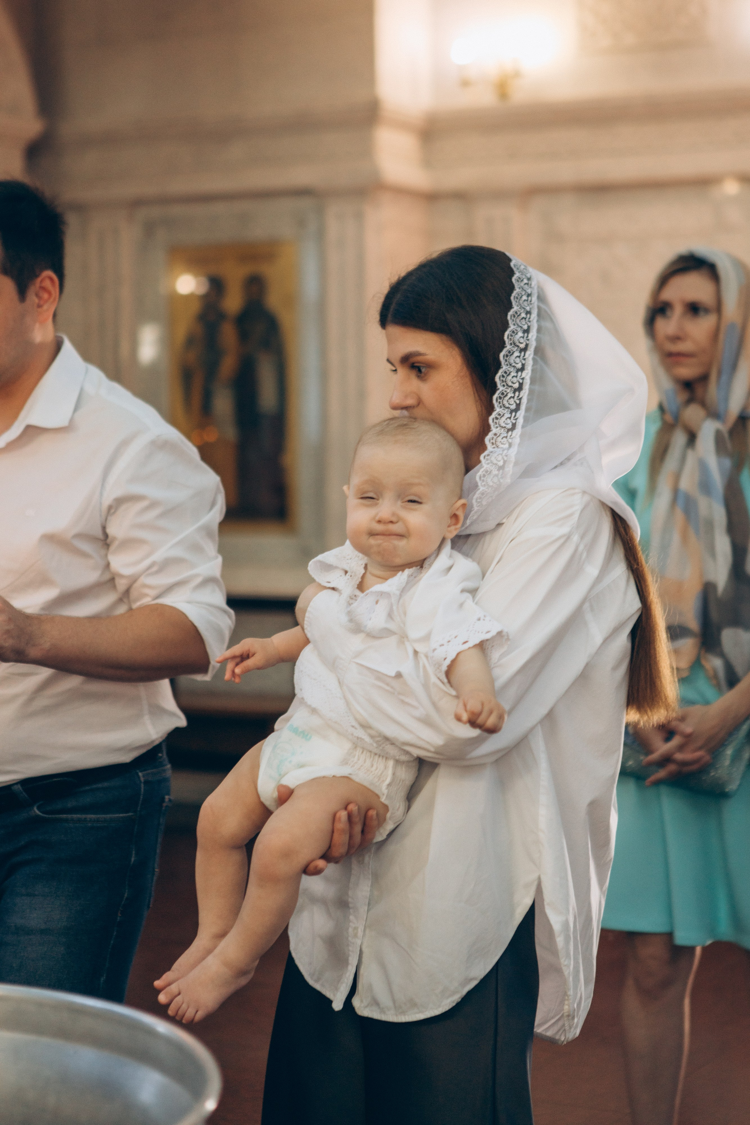 Крещение Софьи. Семейный фотограф и фотограф на роды в Ростове-на-Дону Мухина Виктория