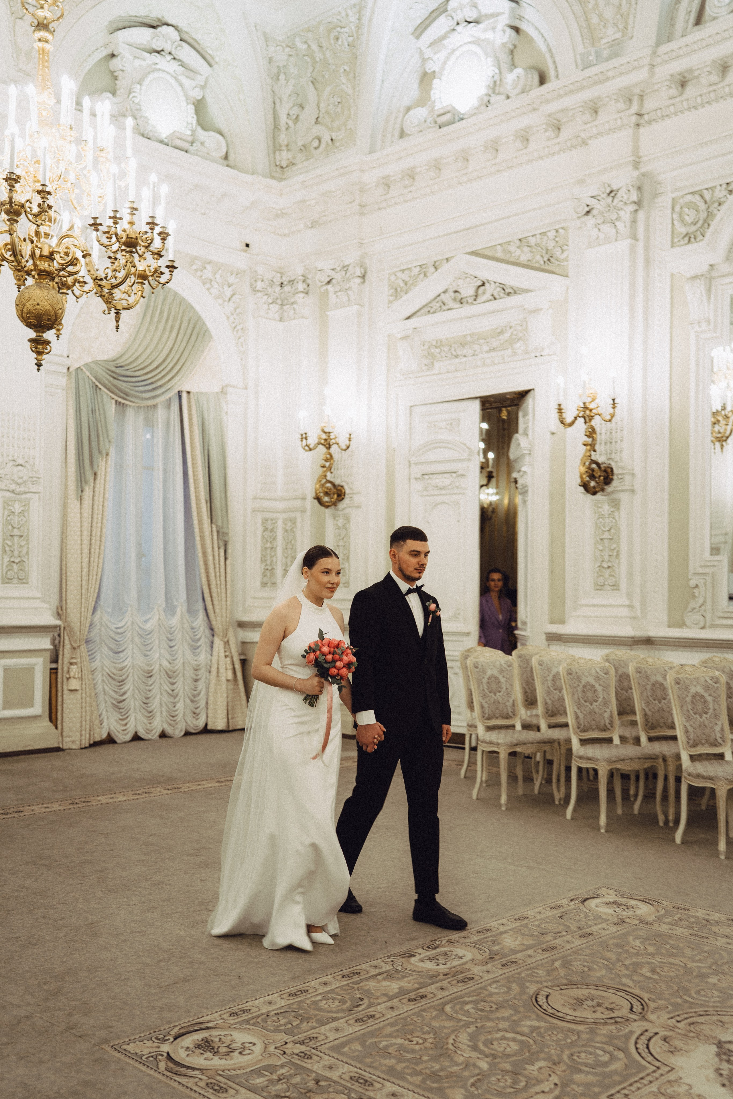 СВАДЕБНАЯ СЬЕМКА В ПЕВОМ ДВОРЦЕ БРАКОСОЧЕТАНИЯ. Профессиональный фотограф, Санкт-Петербург — Виктория Богомолова