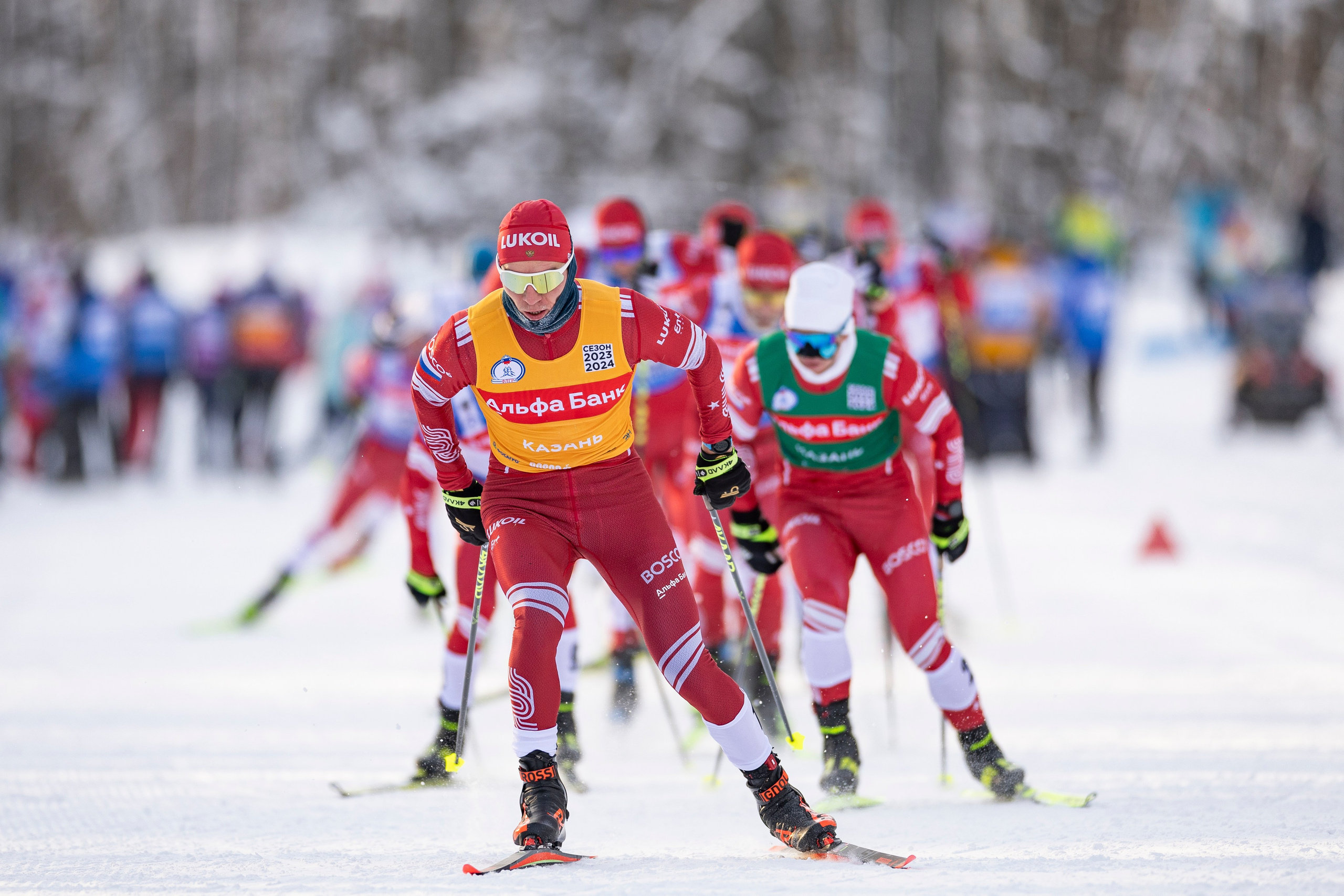 Кубок России по лыжным гонкам. Мужчины скиатлон. Спортивный репортажный фотограф Казань Нафис Сиразетдинов