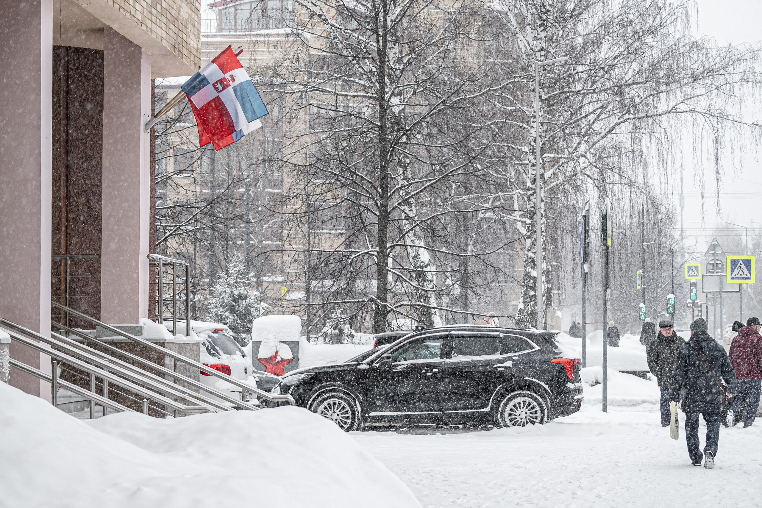 Снегопад. Репортажный фотограф