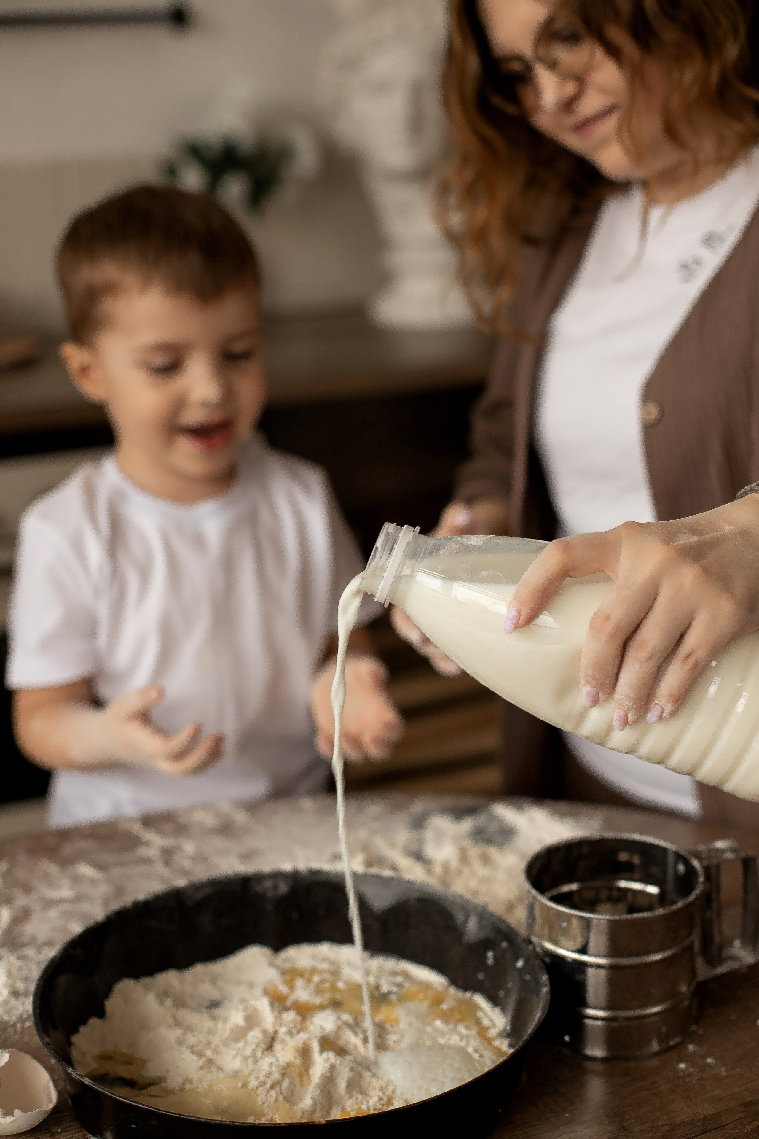 Печем пирог. Семейный и детский фотограф в Красноярске Анна Маюрова