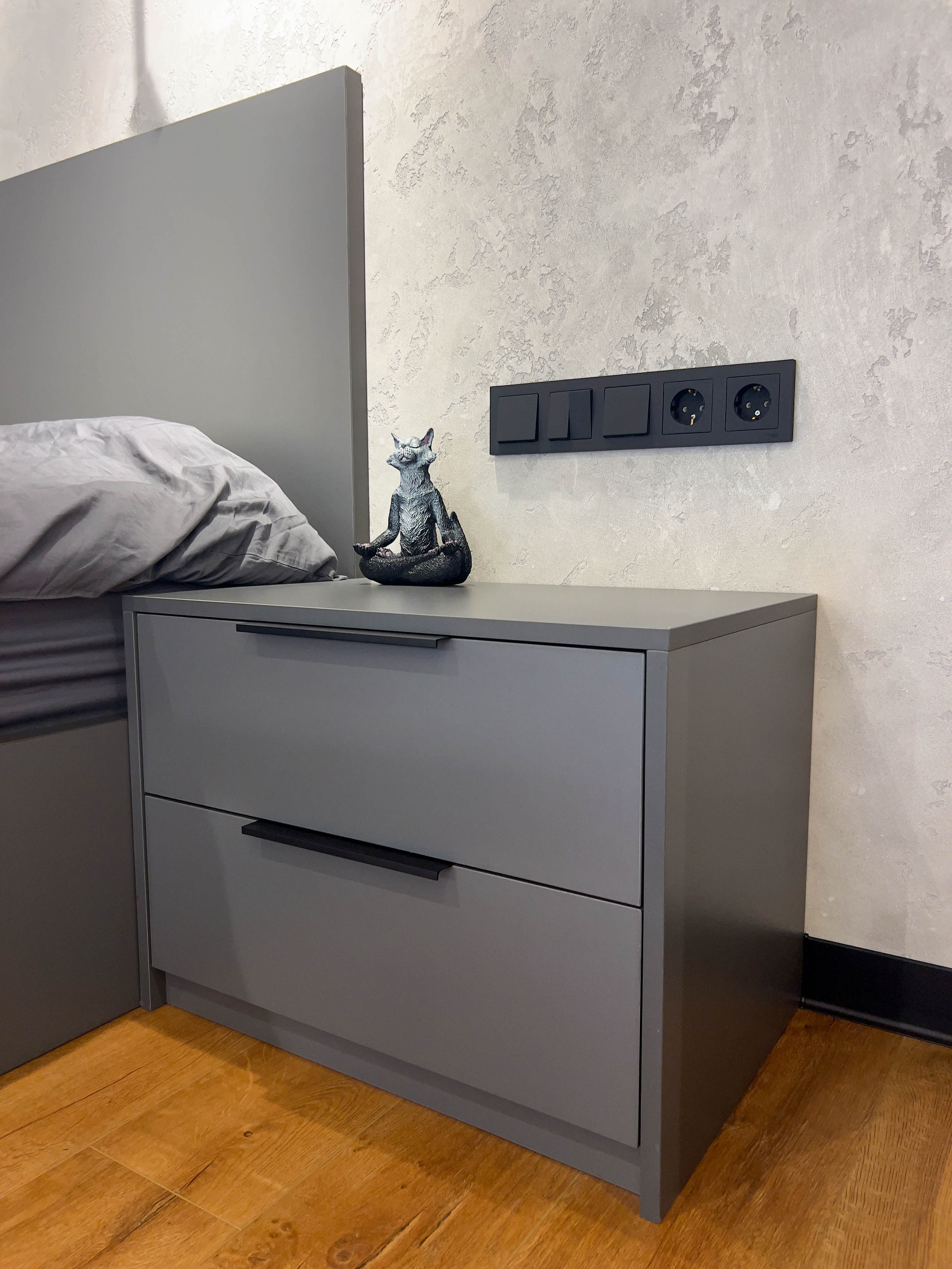 The apartment is on two levels. Fotograf Dmitrii Donets