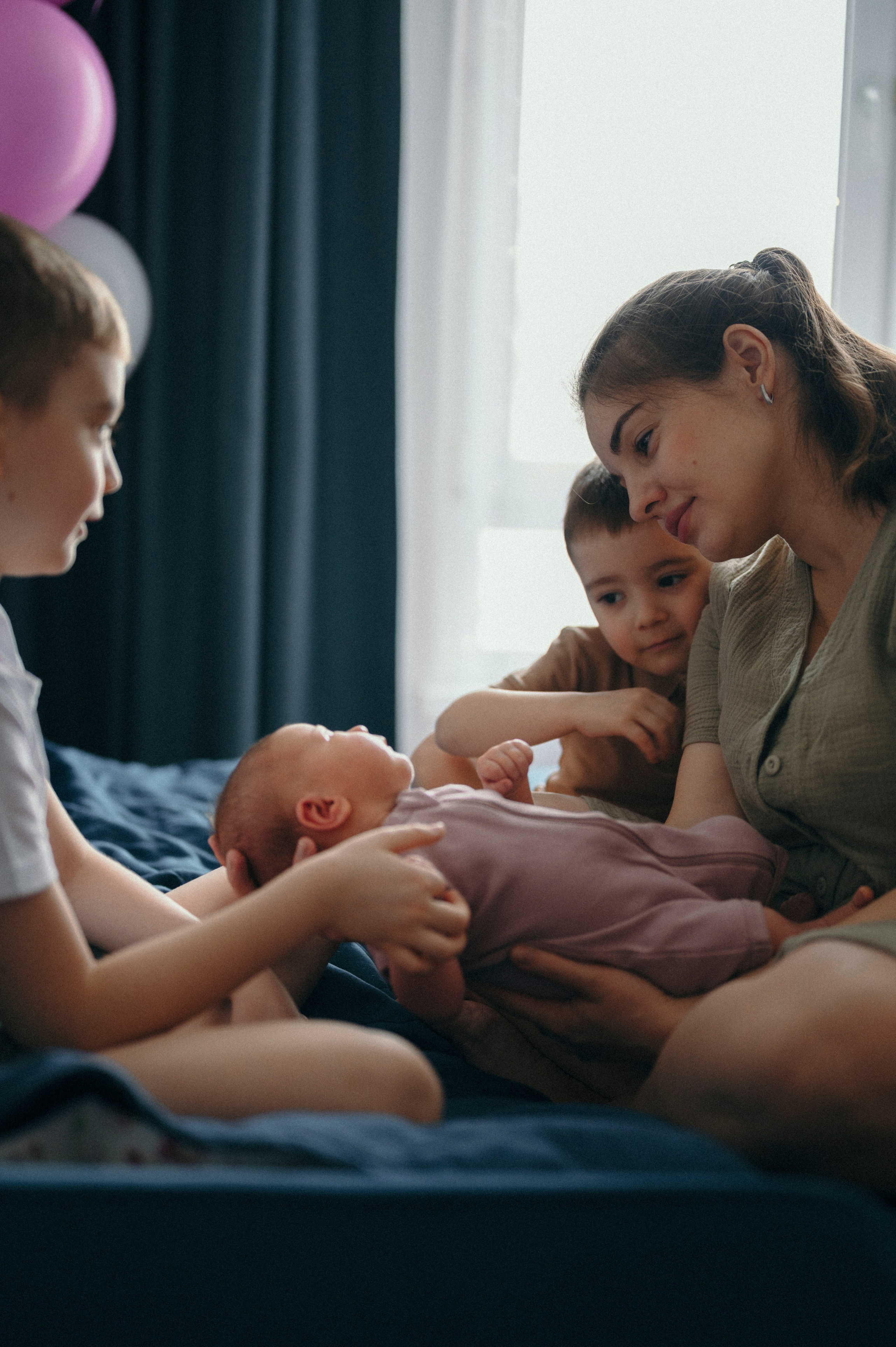 Два сыночка и лапочка дочка. Фотограф новорожденных и беременых в санкт-петербурге Юля Лампа
