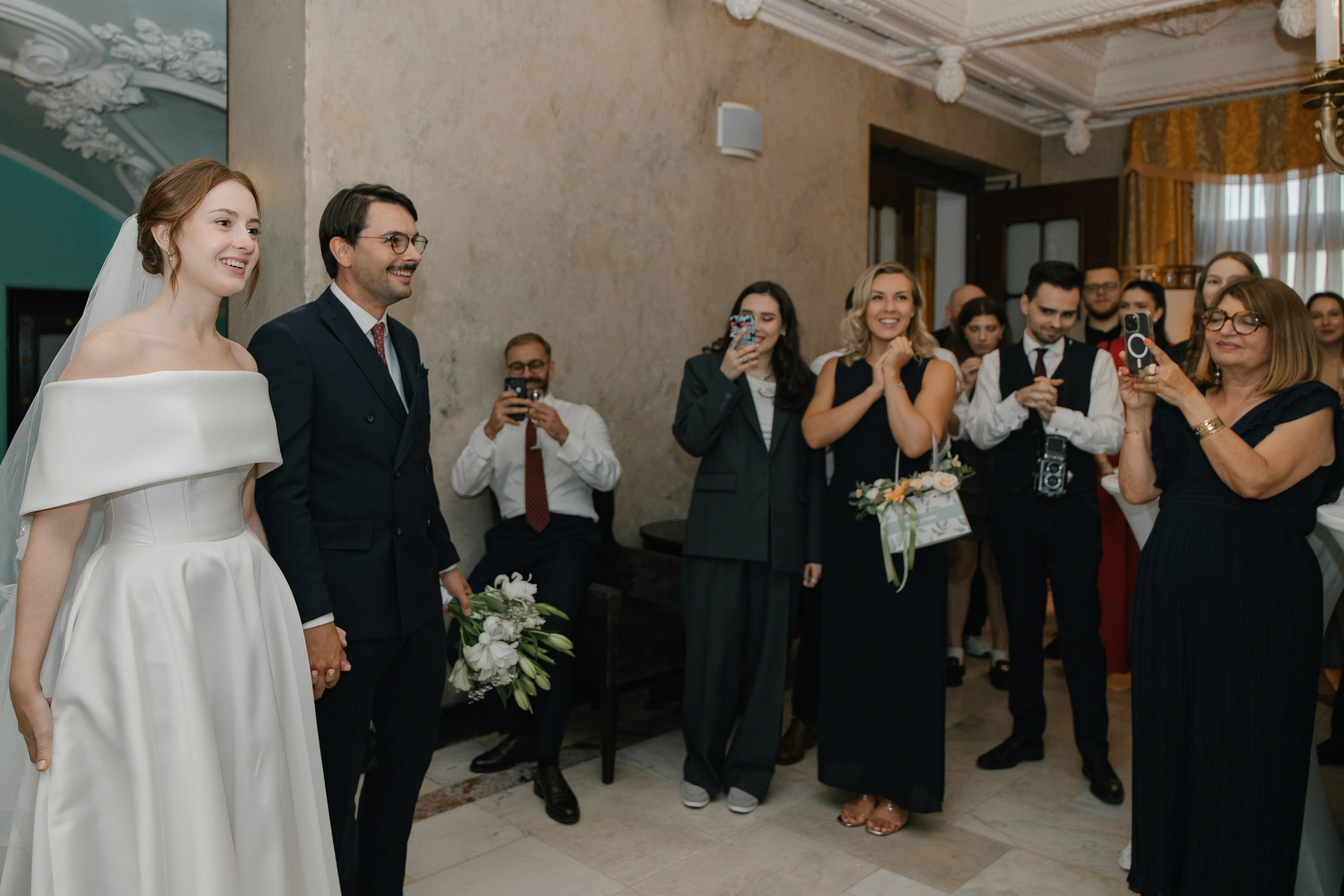 Свадебный банкет в отеле Хилтон Москва Ленинградская. Свадебный фотограф Москва