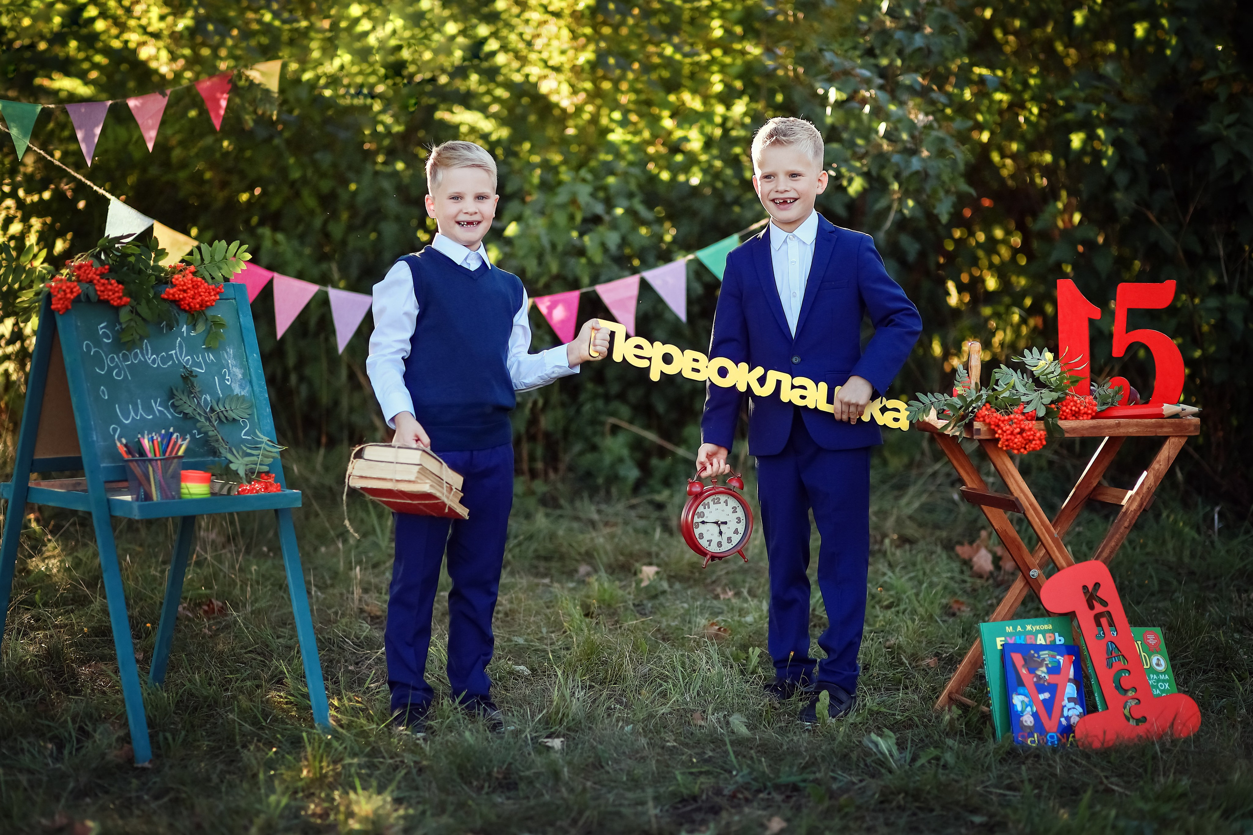 Фотосессия для первоклассников г. Петергоф