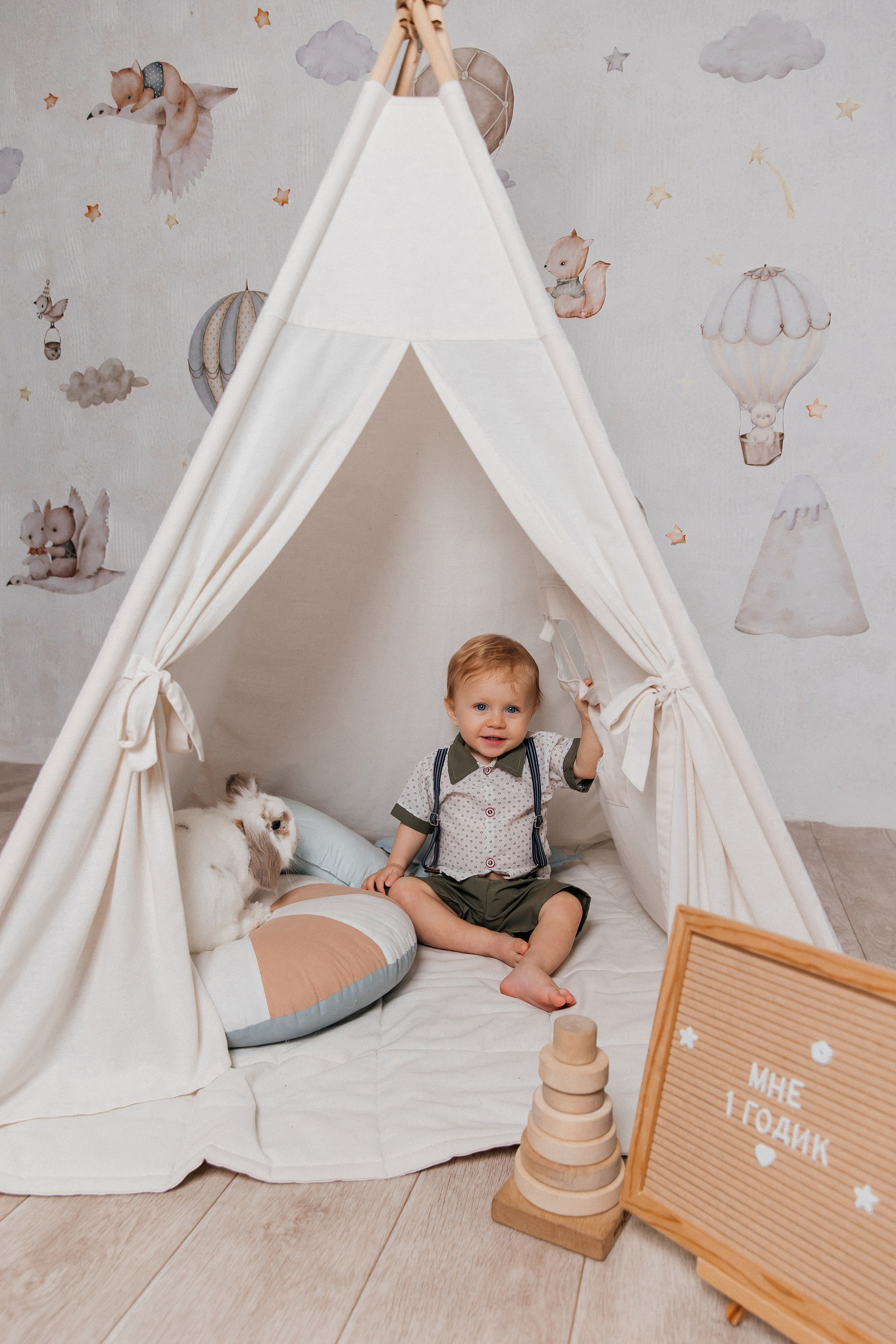 Фотосессия на 1 годик, детская фотостудия Кемерово